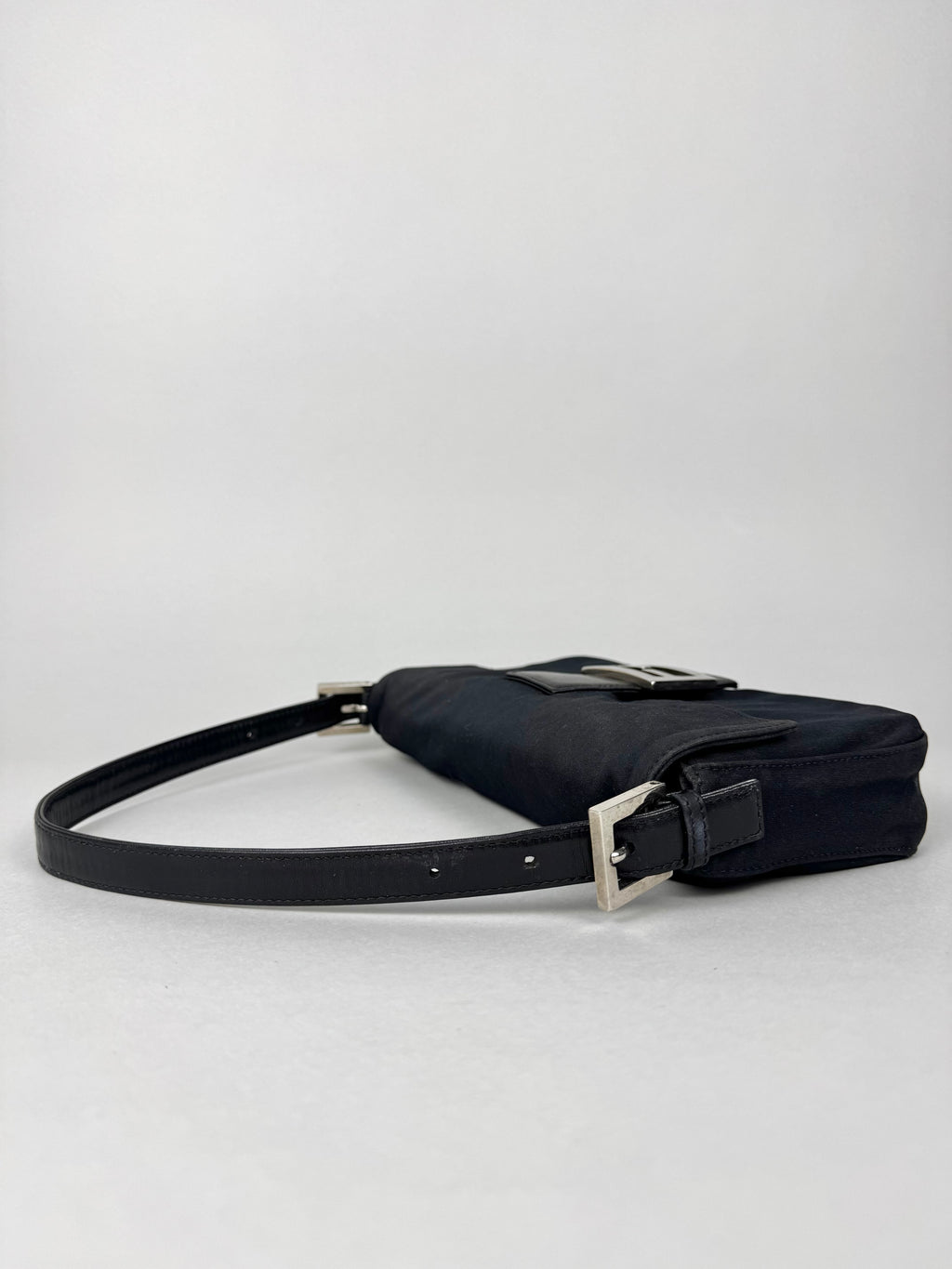 Fendi Baguette Nylon Black