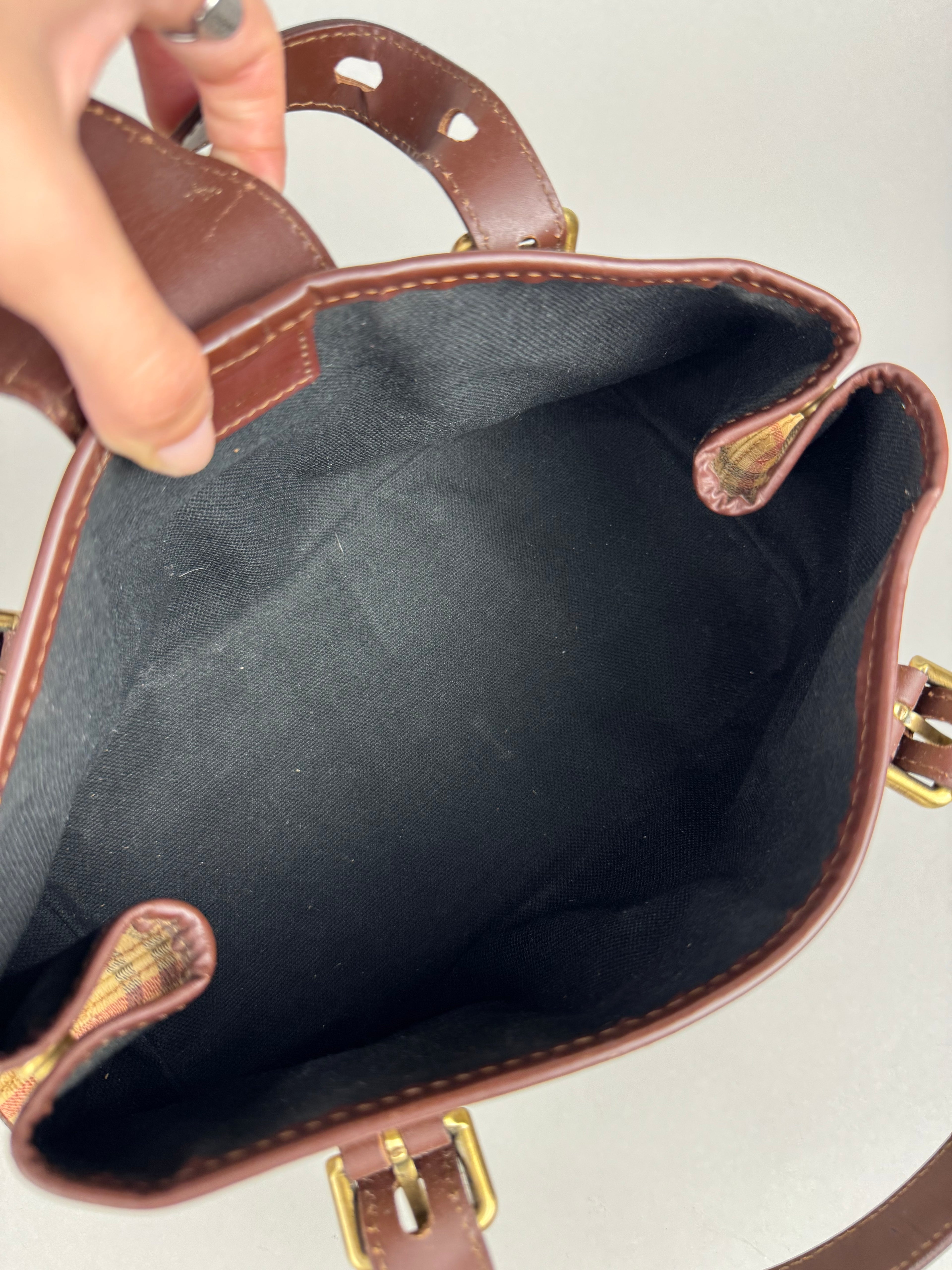 Burberry Haymarket Check Éden Tote