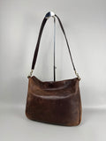 Gucci Toned Brown Leather Large Crossbody