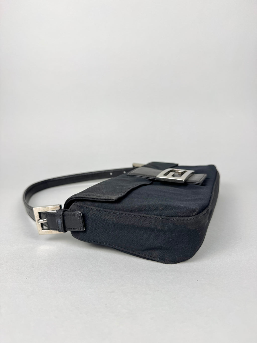 Fendi Baguette Nylon Black