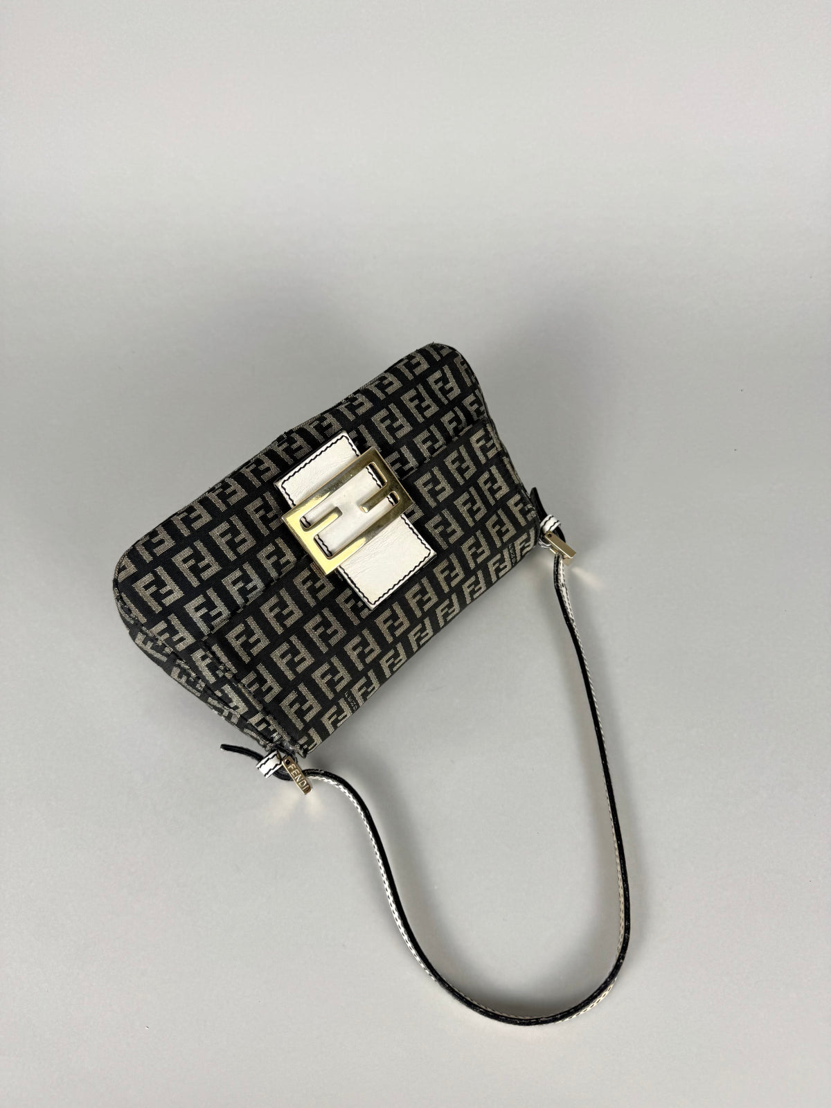 Fendi Monogram Canvas Mini Mama Baguette