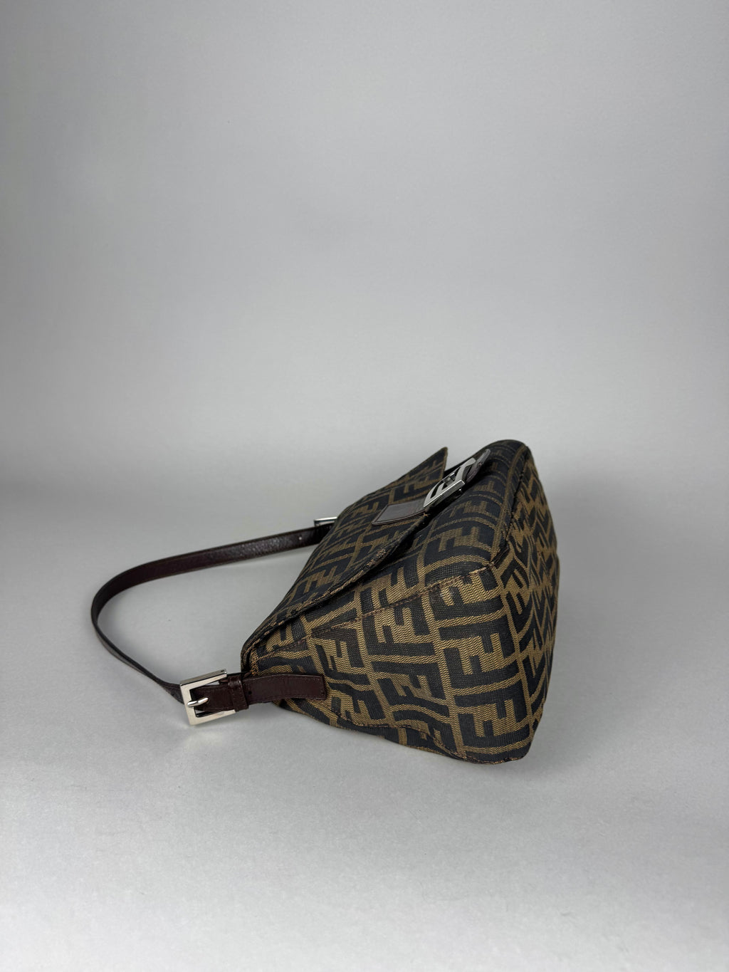 Fendi Monogram Zucca Mamma Baguette