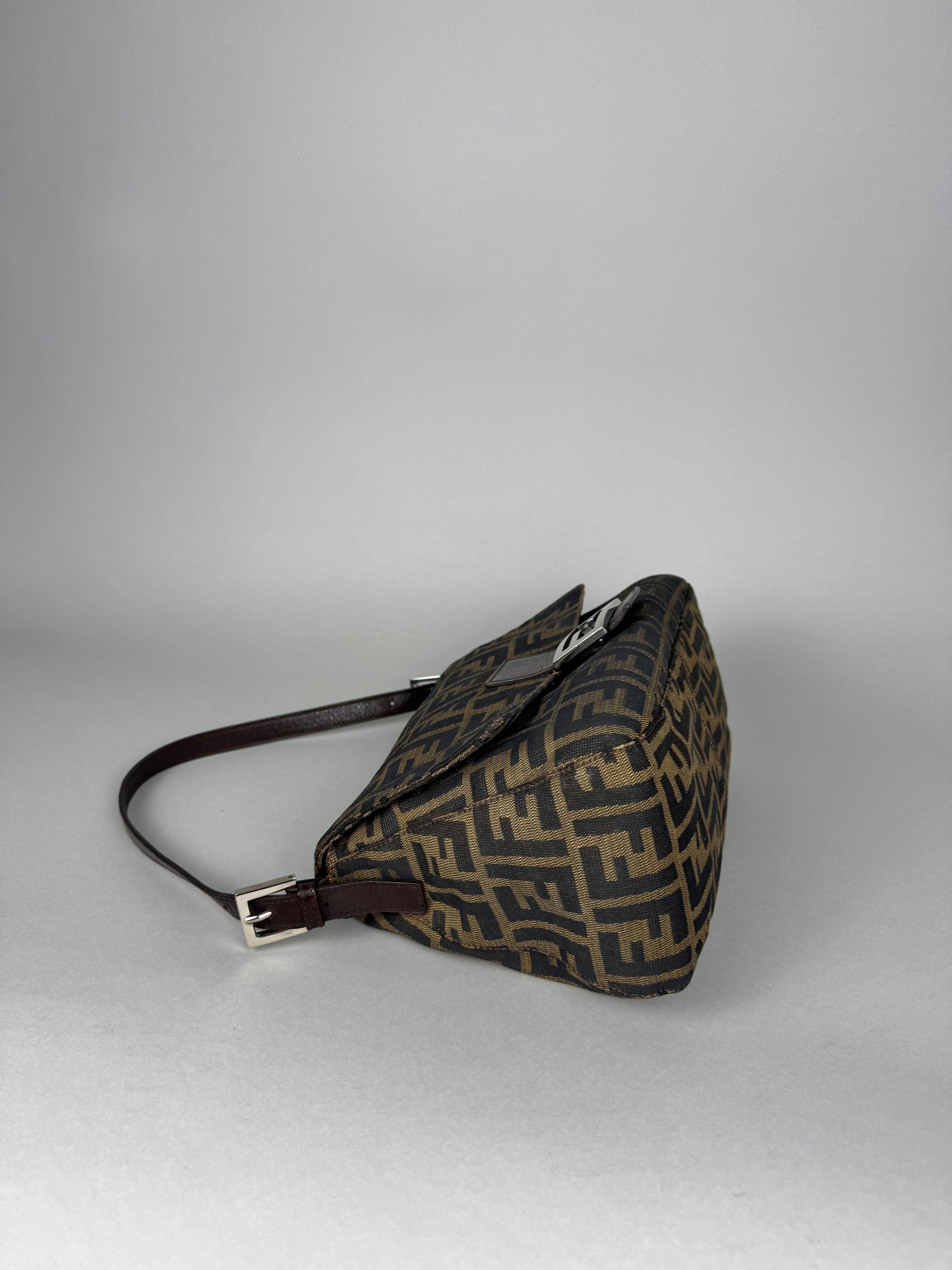 Fendi Monogram Zucca Mamma Baguette