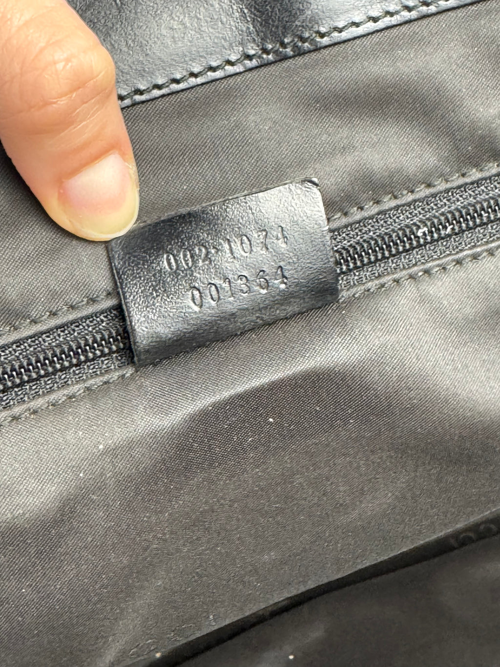 Gucci Jackie Black Cloth Tote