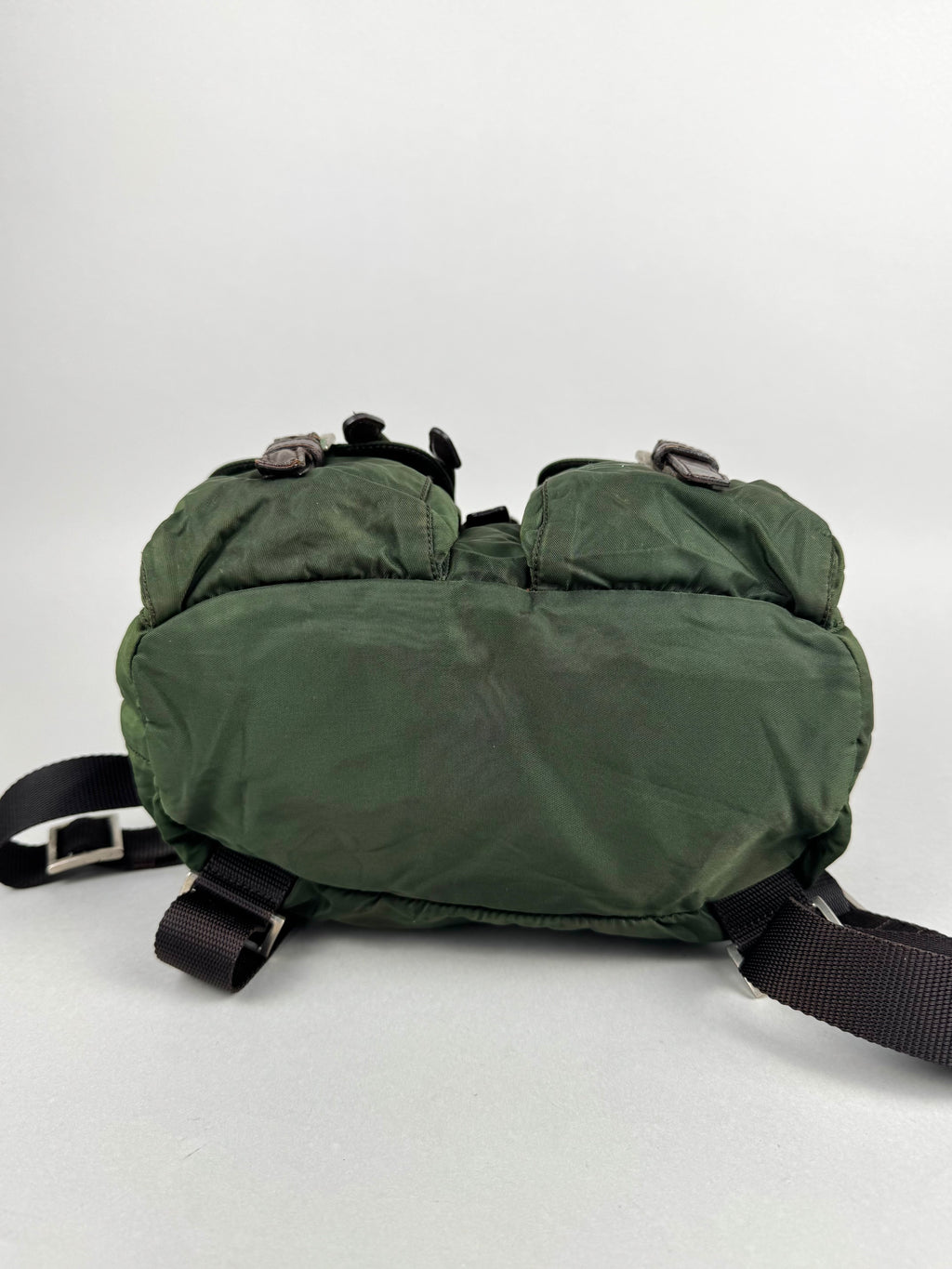 Prada Nylon Green Backpack Small