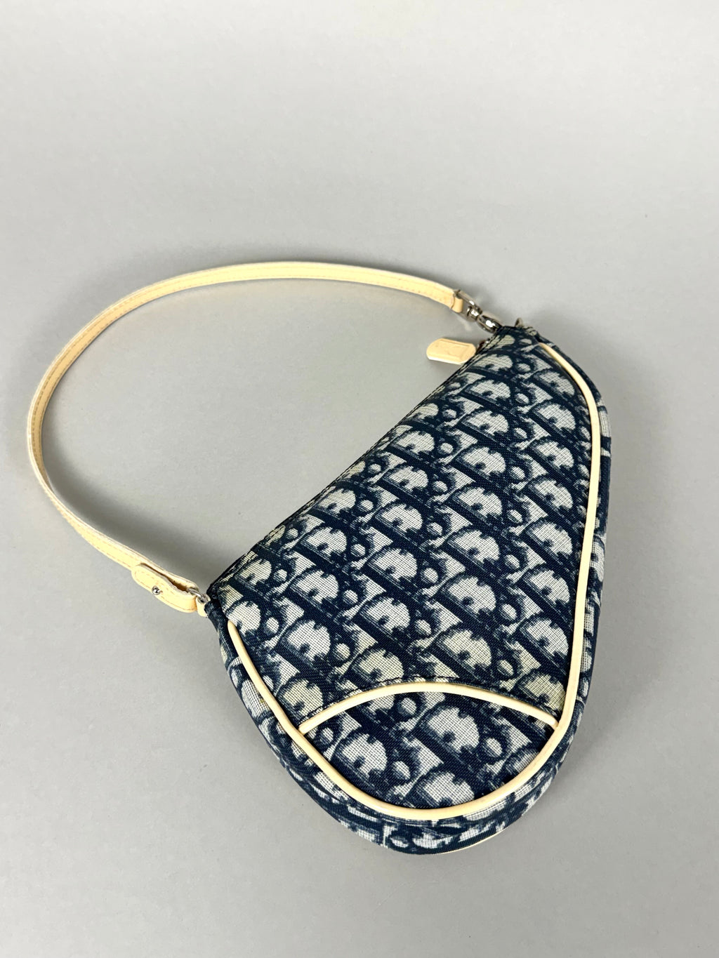 Christian Dior Monogram Mini Saddle Oblique Blue