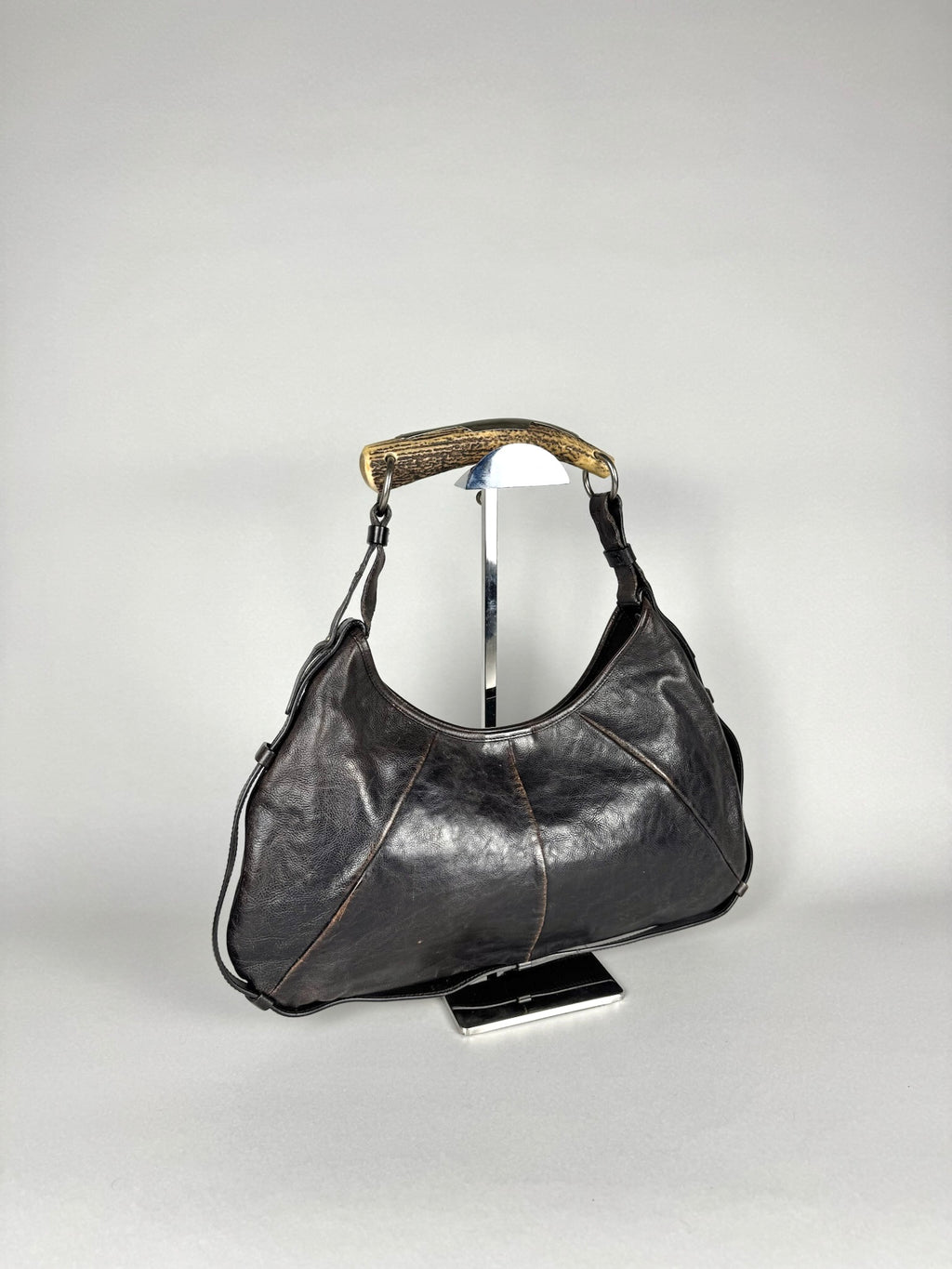 Yves Saint Laurent Mombasa Leather Brown