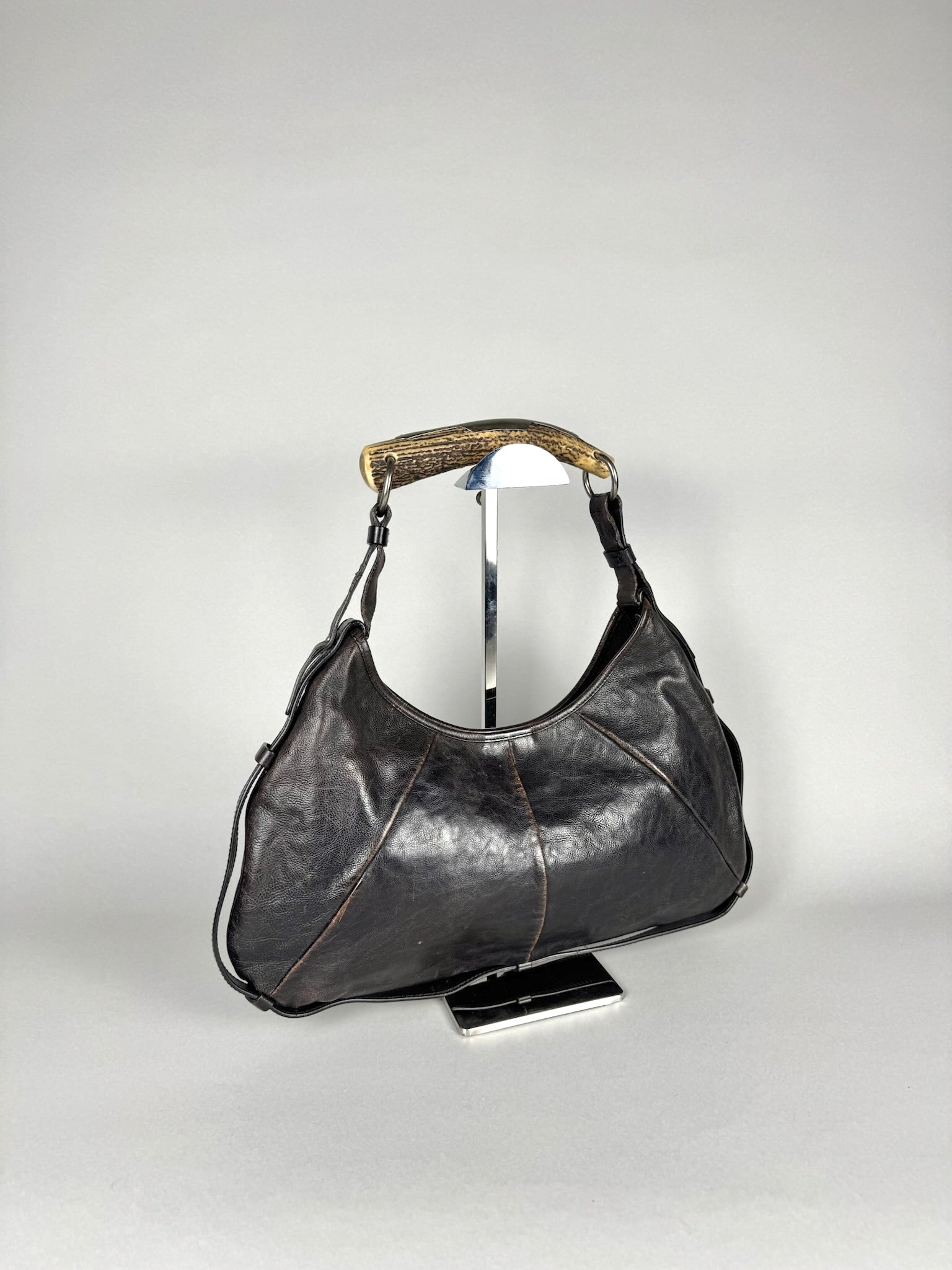 Yves Saint Laurent Mombasa Leather Brown