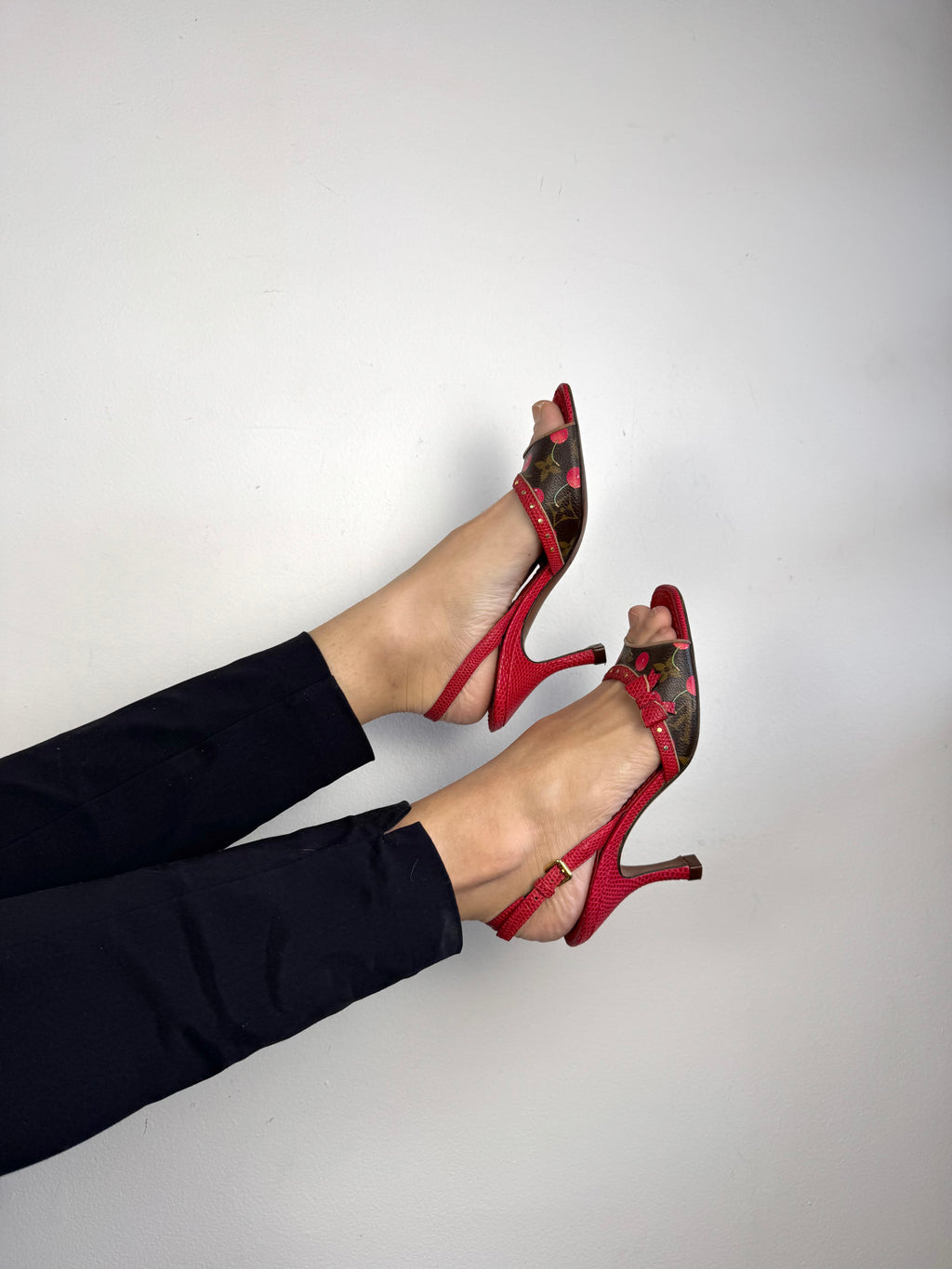 Louis Vuitton Cherry Blossom Murakami Sandals