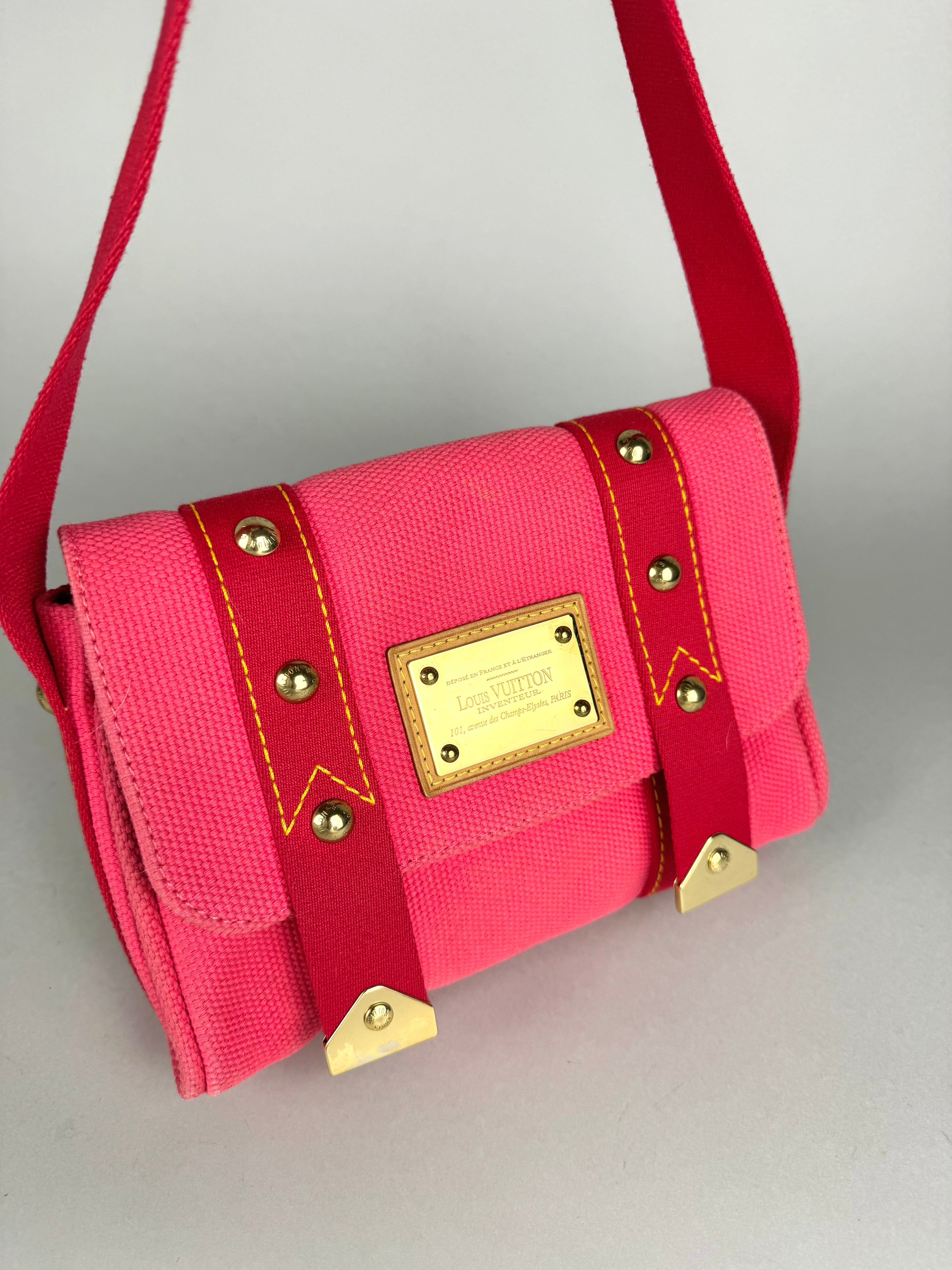 Louis Vuitton Pink Antigua Sac Rabat