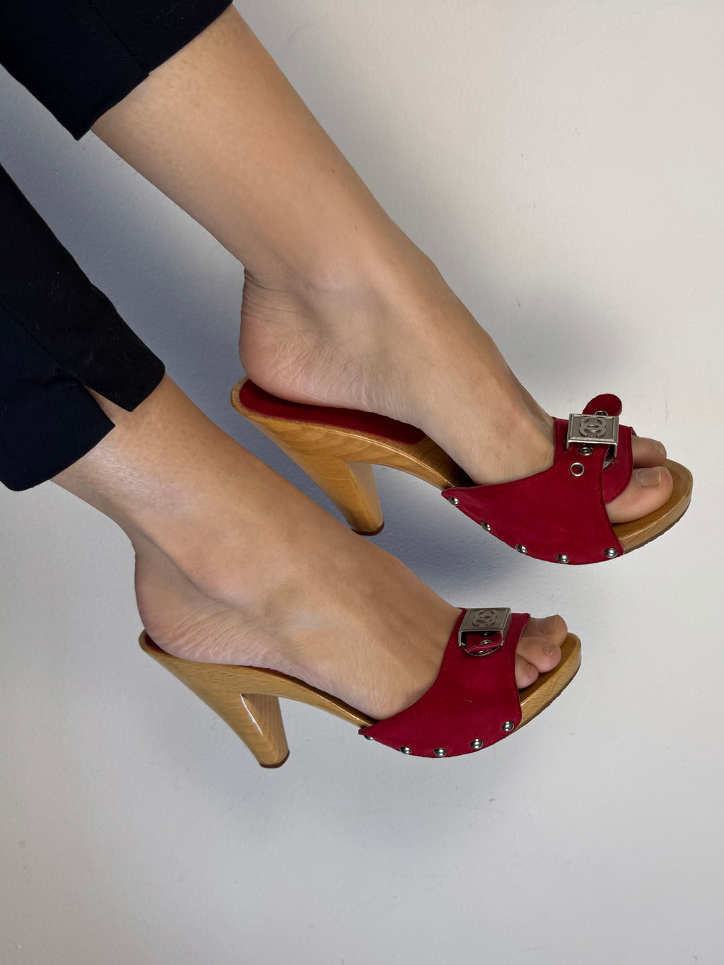 Chanel Suede Heels