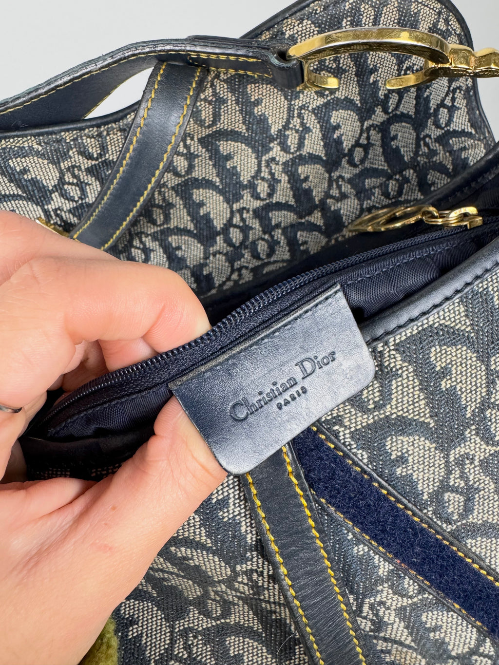 Christian Dior Double Saddle Monogram Oblique