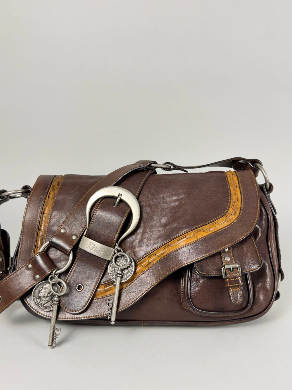 Christian Dior Gaucho Leather