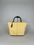 Chanel CC Raffia Handle Tote