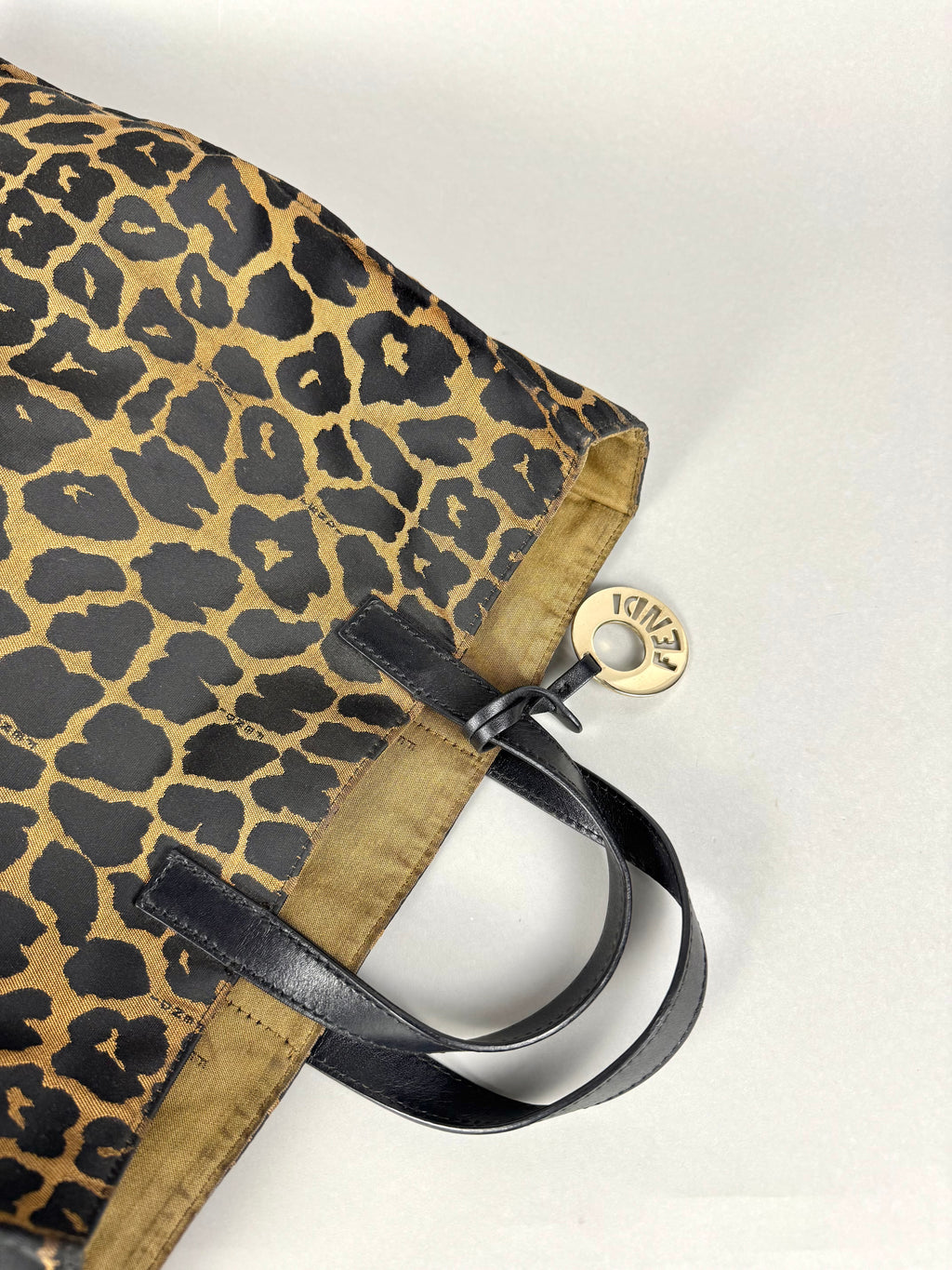 Fendi Special Shopping Tote Printed Canvas Large