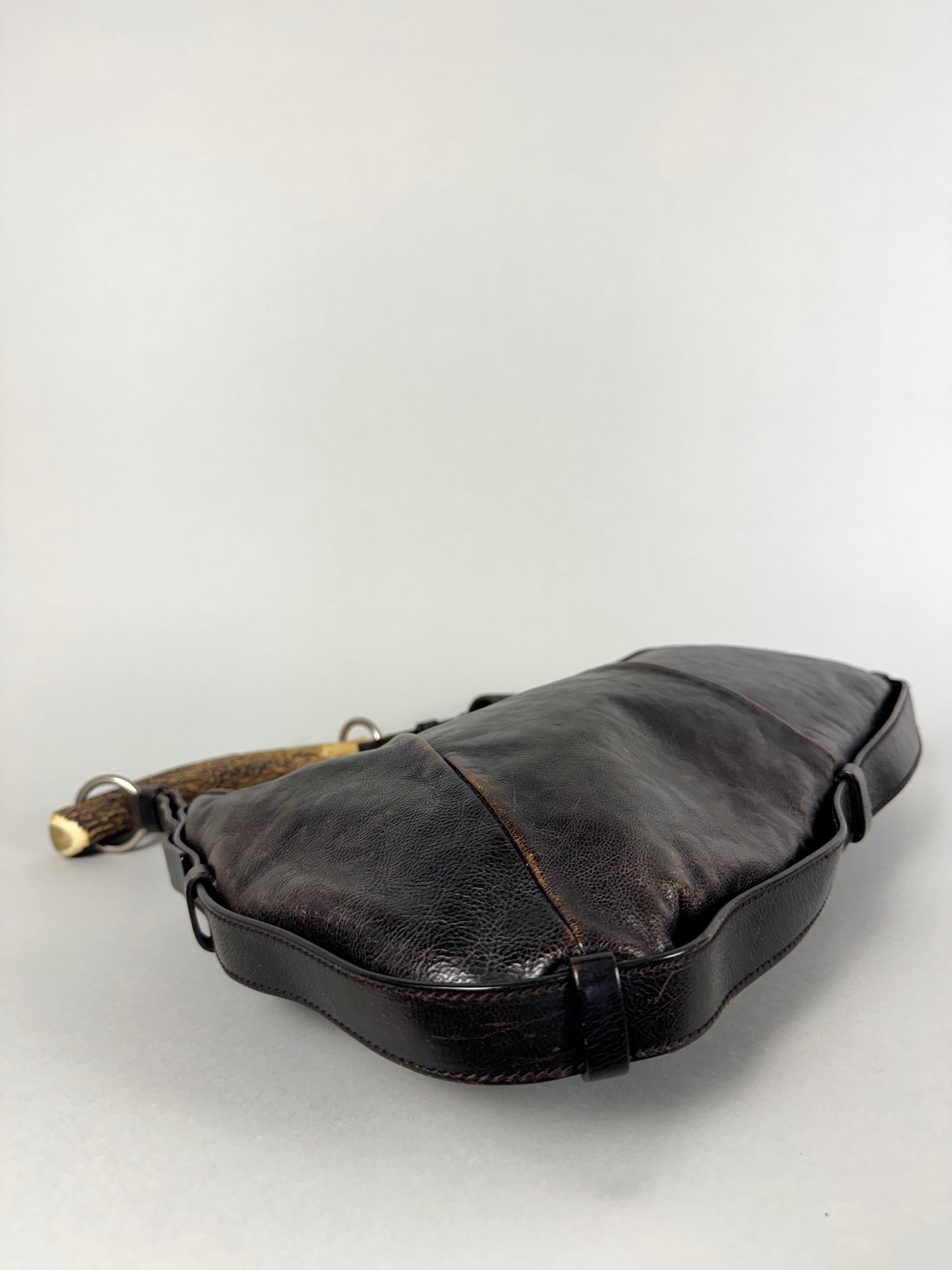 Yves Saint Laurent Mombasa Leather Brown