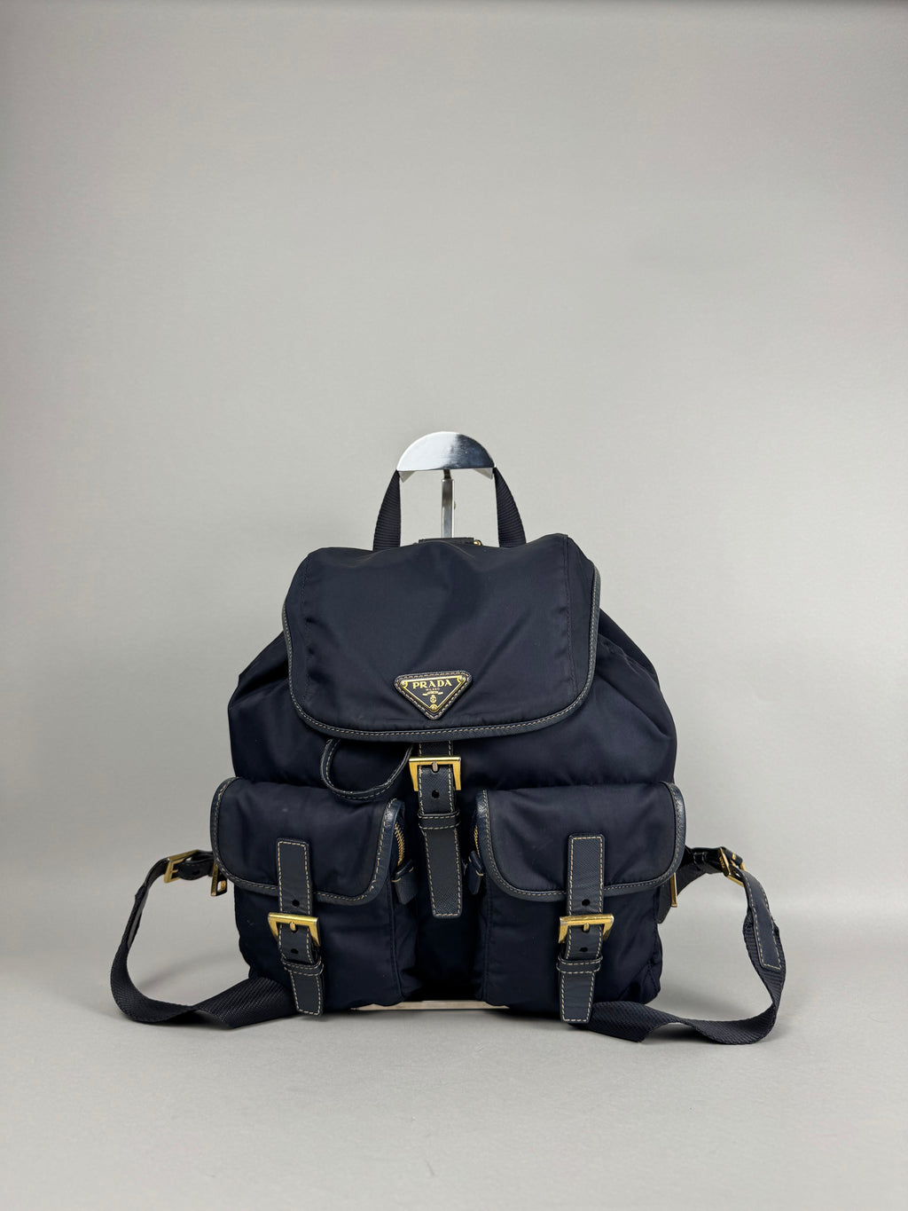 Prada Backpack Nylon Navy