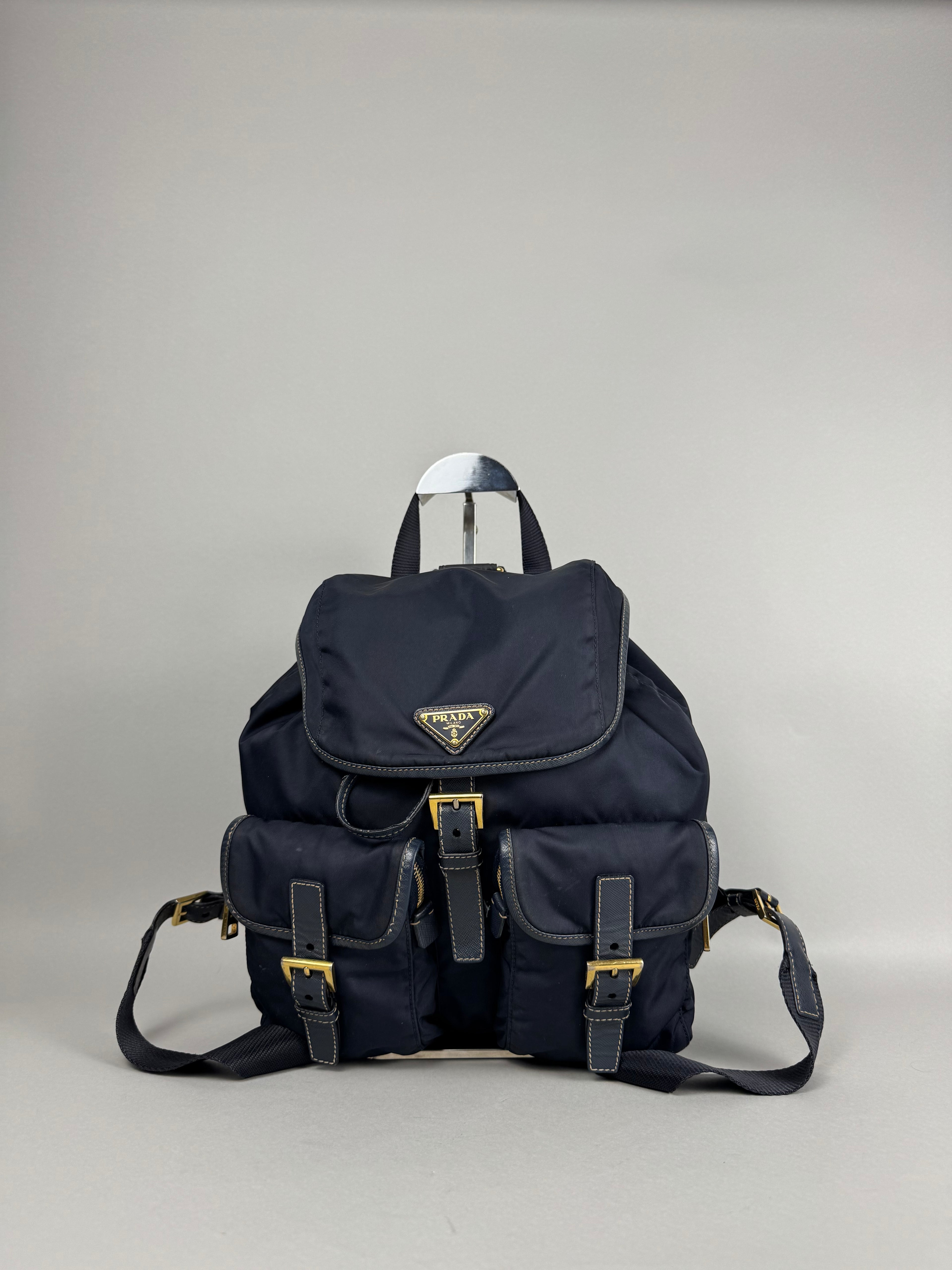 Prada Backpack Nylon Navy