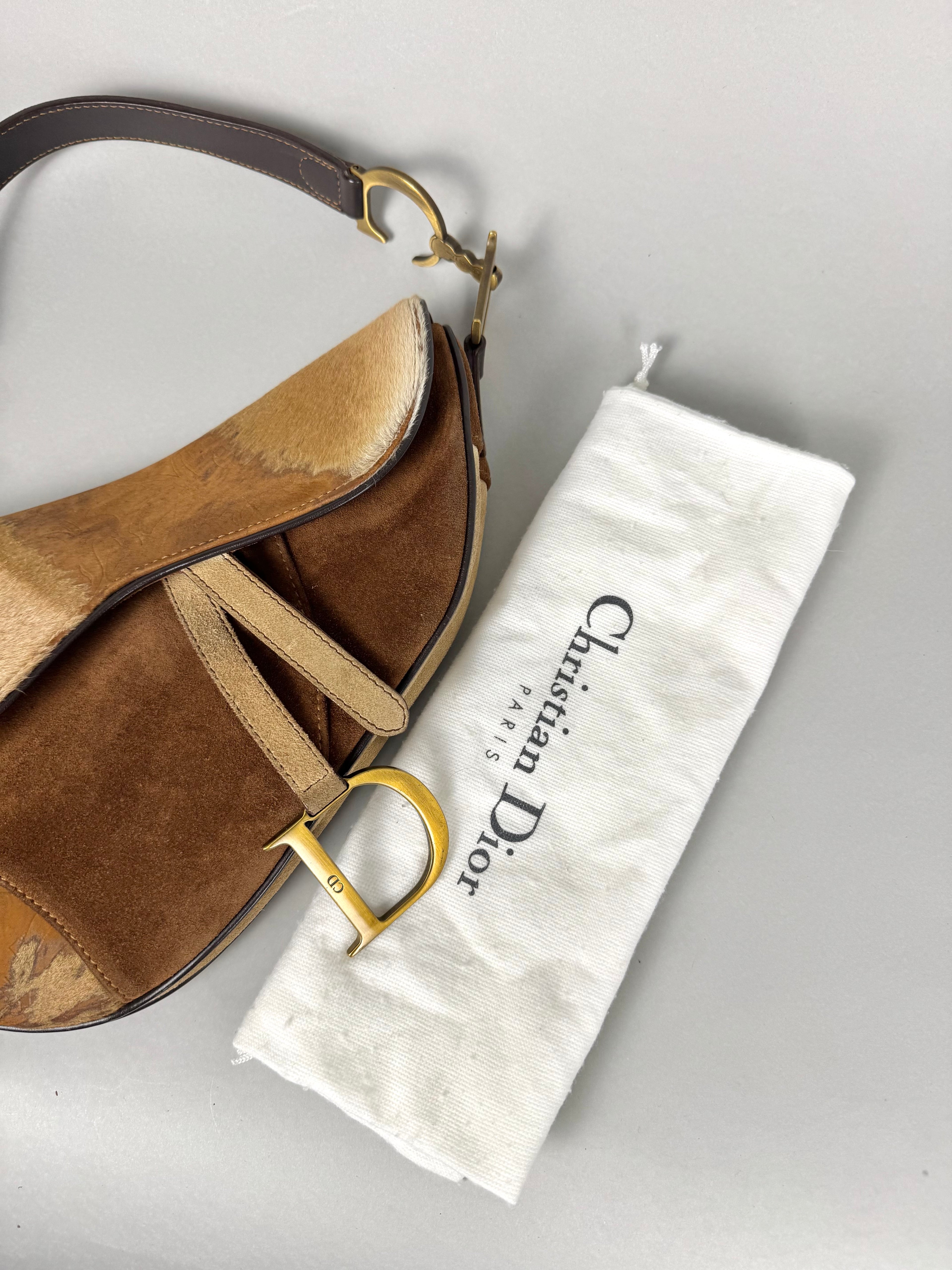 Christian Dior Pony Hair Saddle