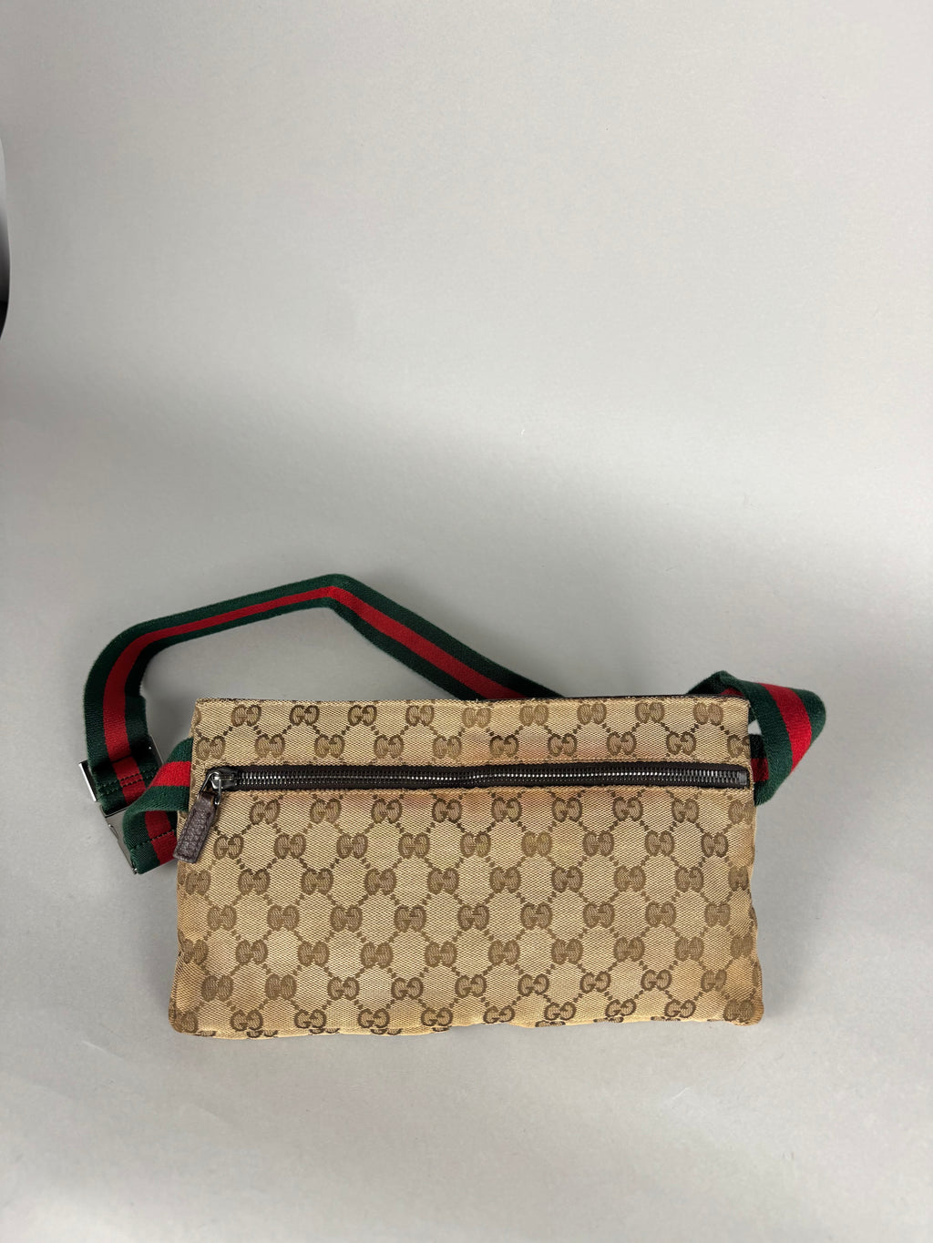 Gucci Monogram Double Pocket Belt