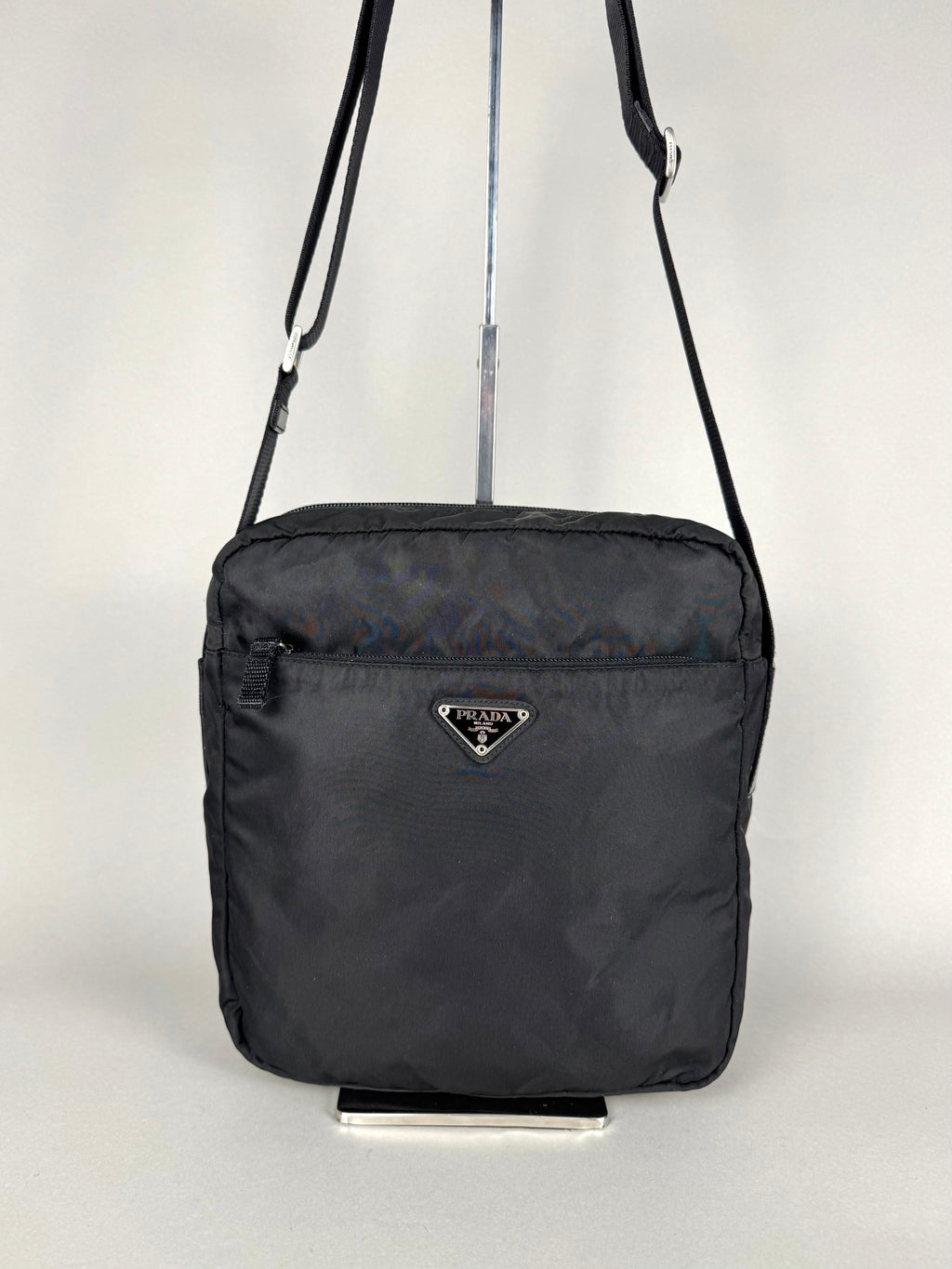 Prada Tessuto Messenger Crossbody Nylon Bag
