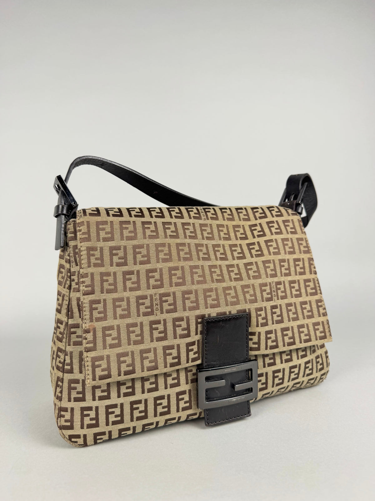 Fendi Mamma Baguette Monogram Zucchino