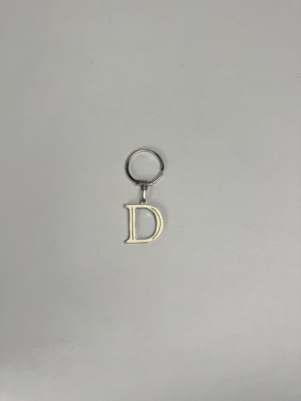 Christian Dior D Charm Keychain