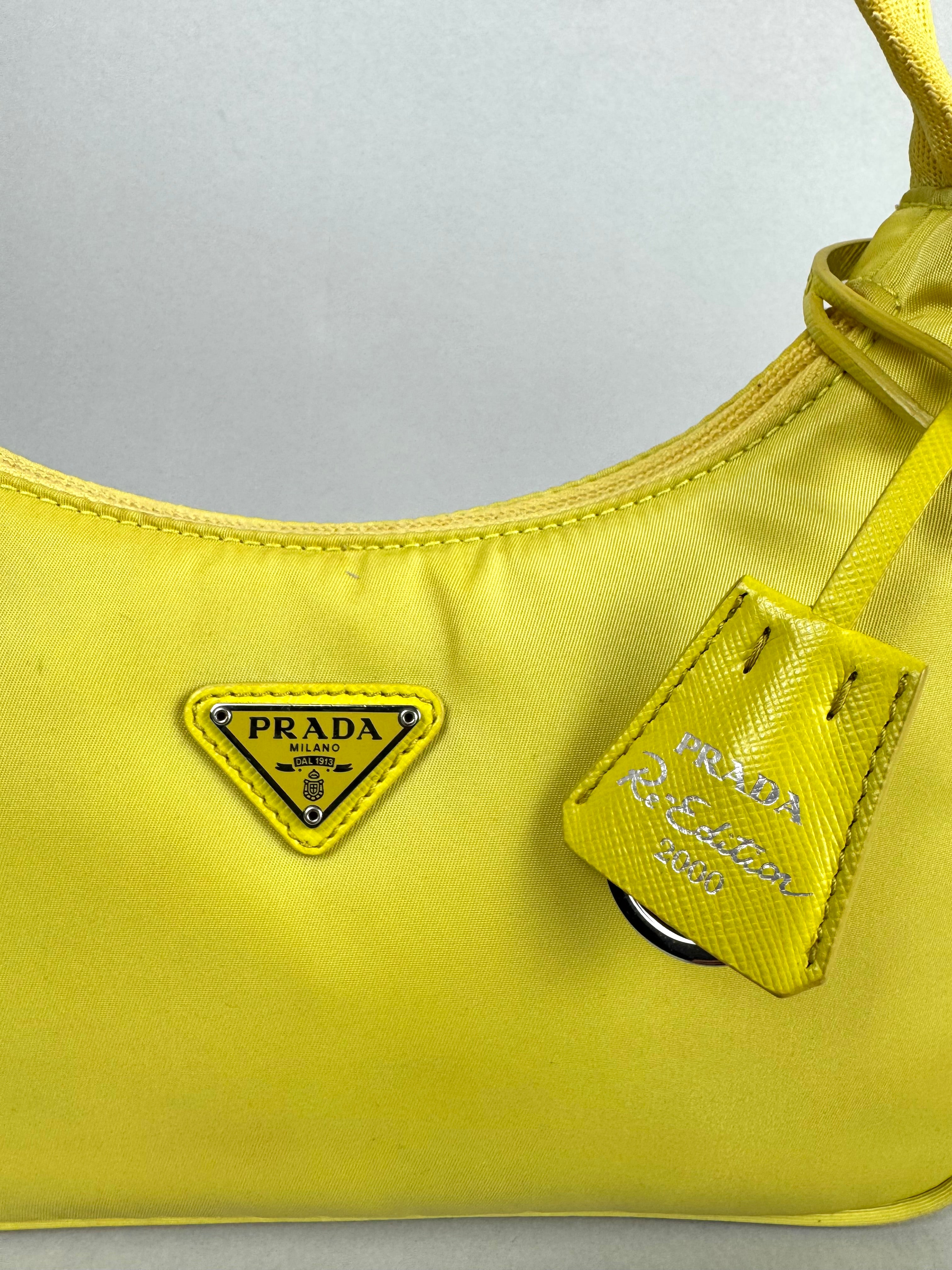 Prada Re Edition Nylon Yellow
