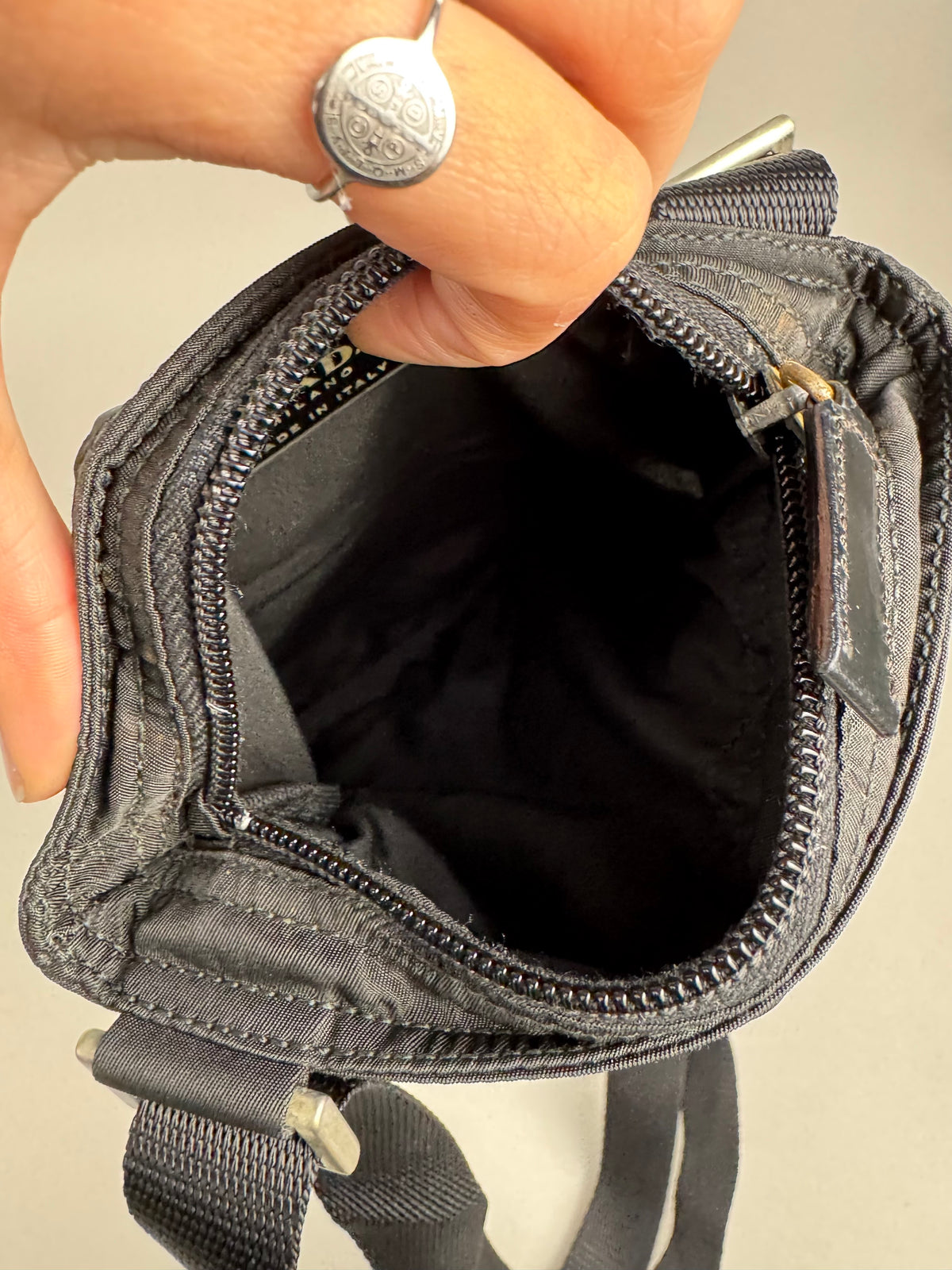 Prada Mini Nylon Black Crossbody