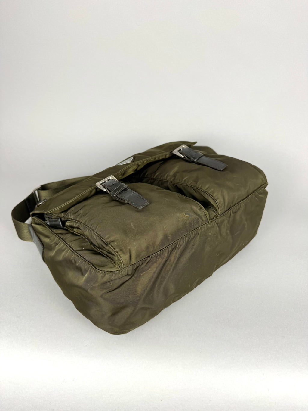 Prada Nylon Green Messenger
