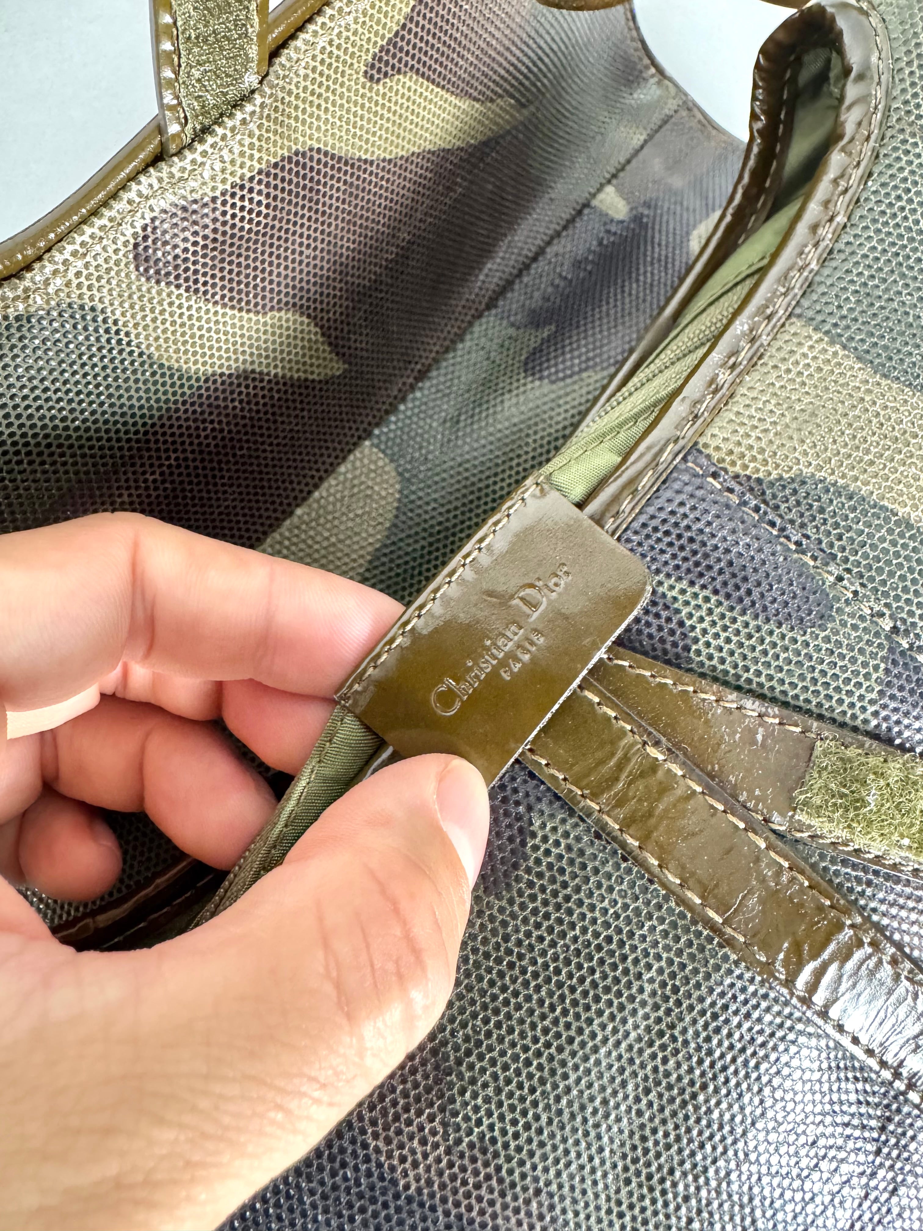 Christian Dior Saddle Camouflage