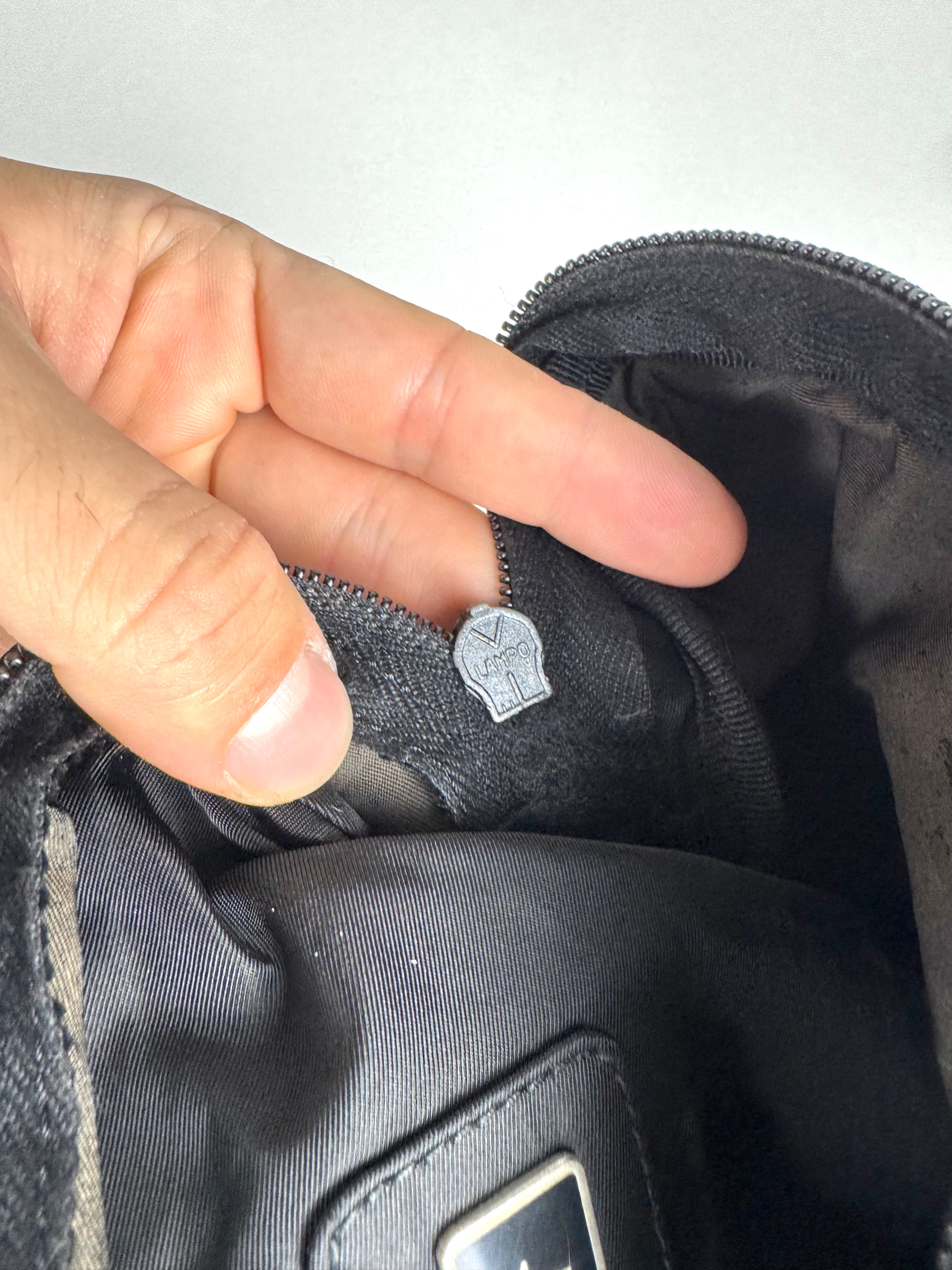 Prada Montagna Nylon Black Belt Pochete