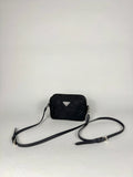 Prada Tessuto Black Nylon Impuntu Quilted Crossbody