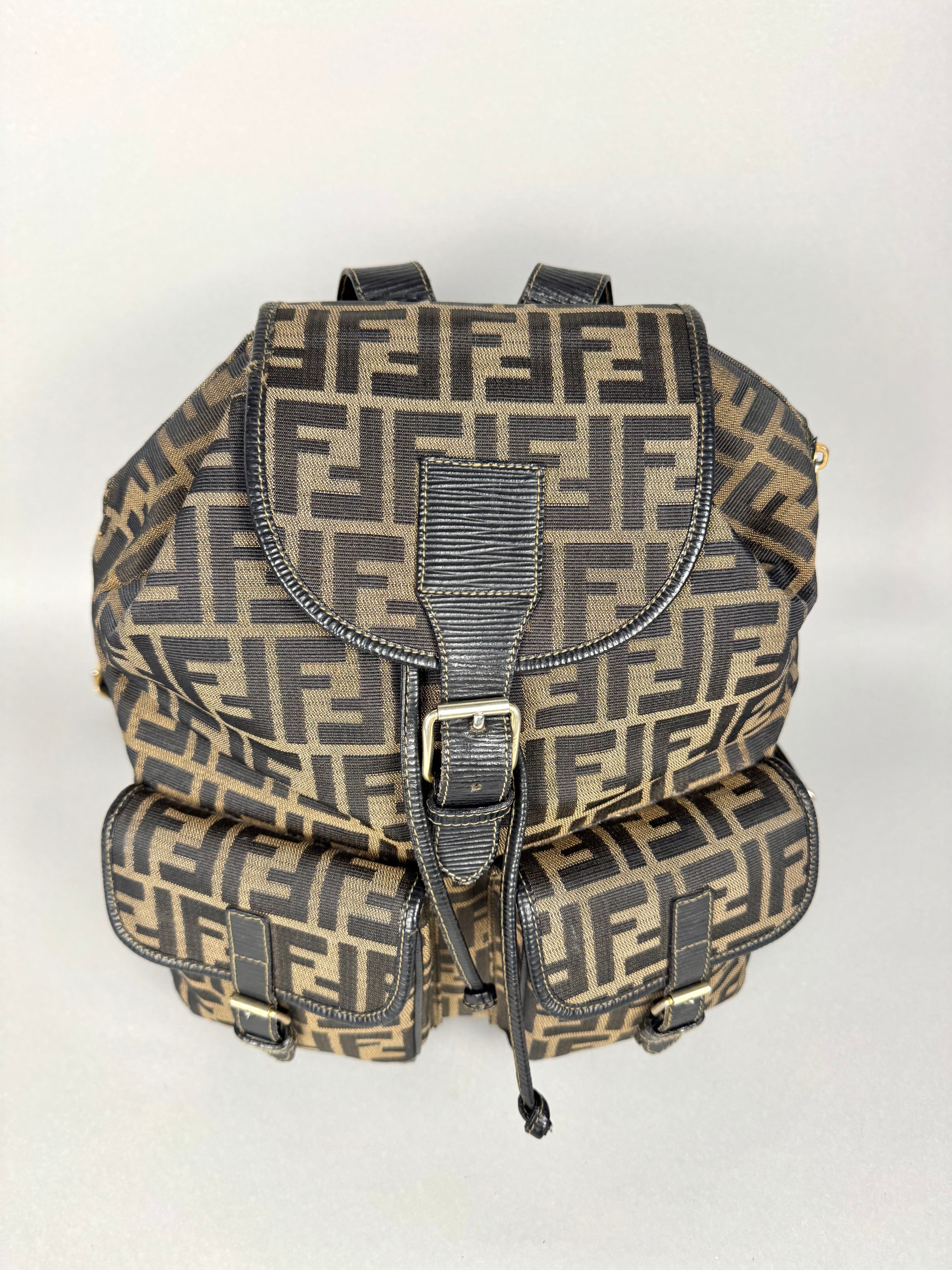 Fendi Monogram Zucca Backpack