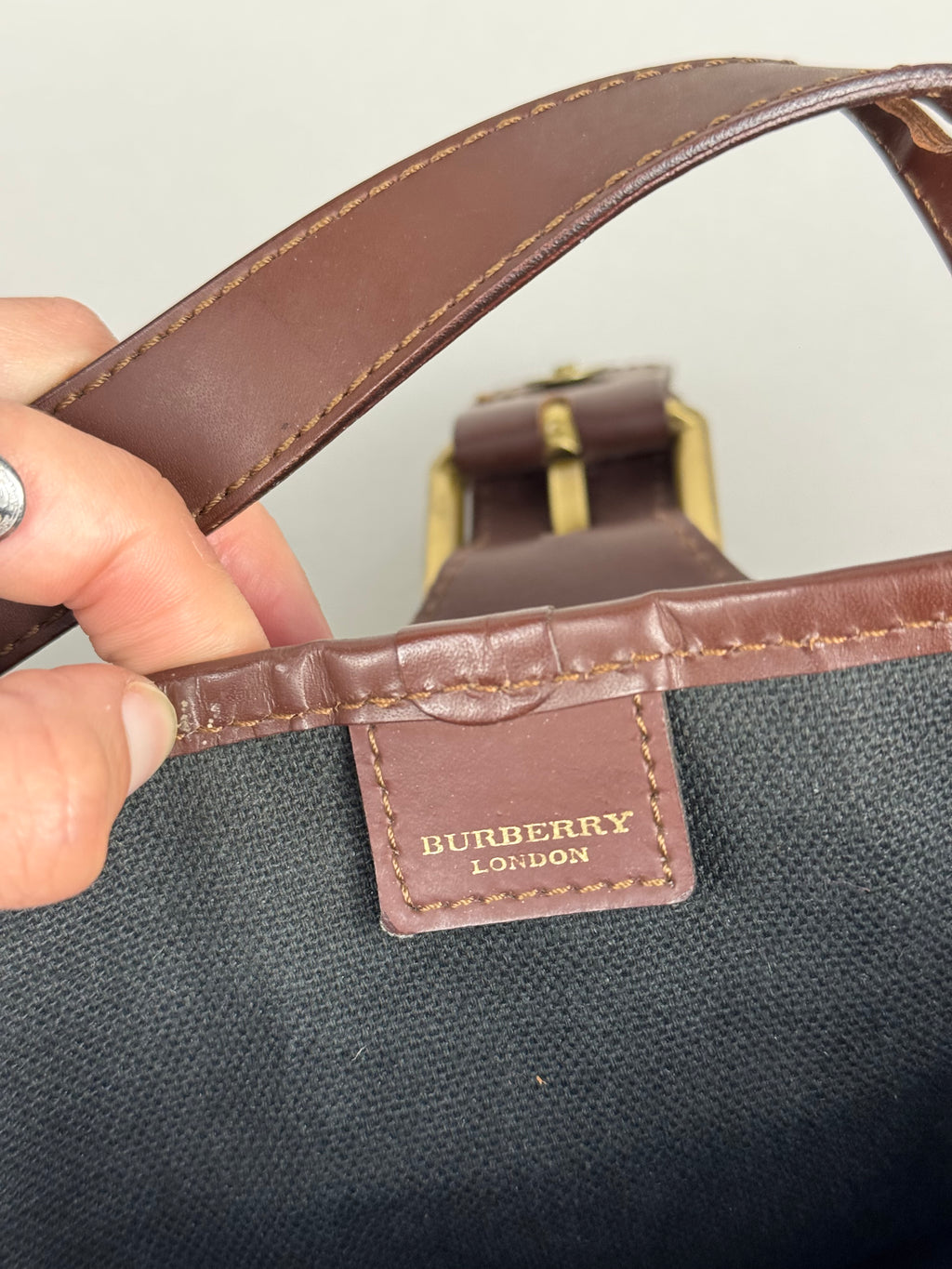 Burberry Haymarket Check Éden Tote
