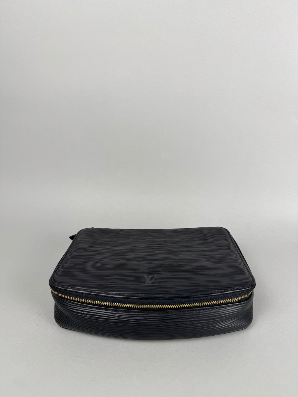 Louis Vuitton Epi Leather Black Poche Monte-Carlo Jewelry Case Noir