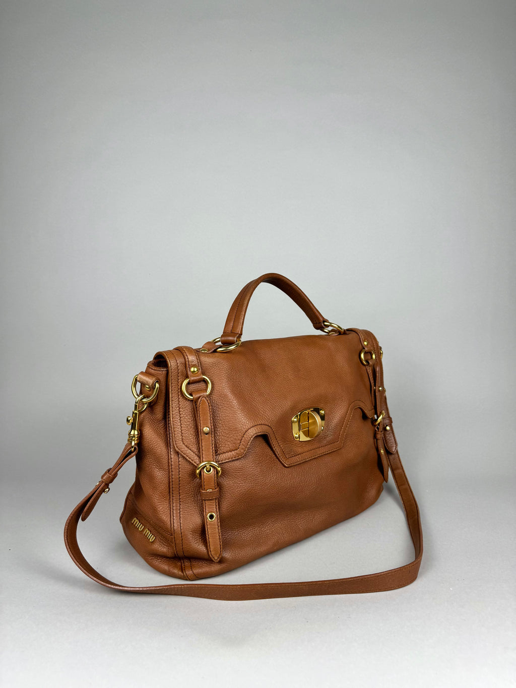Miu Miu Paloma Top Cervo Leather