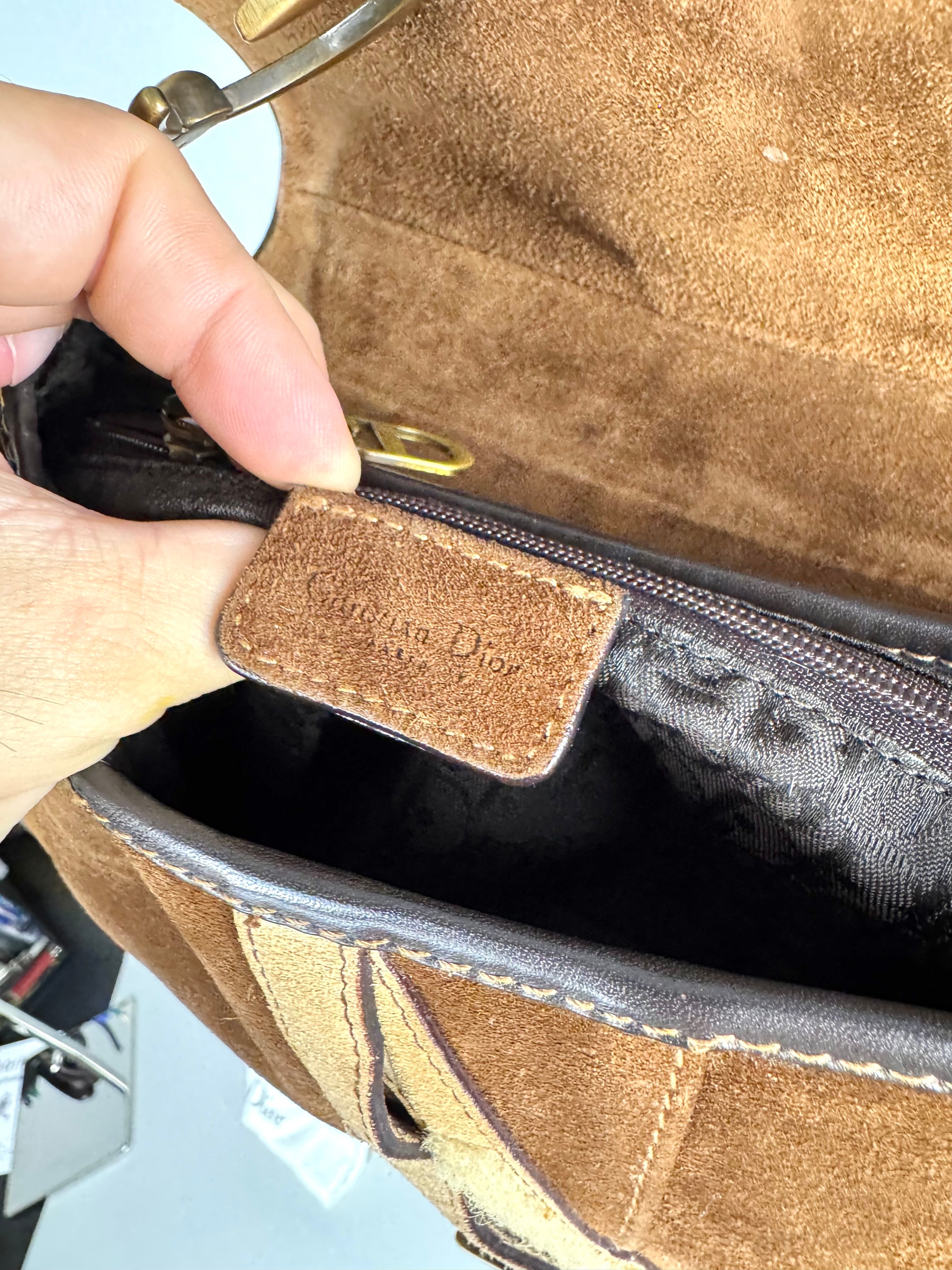 Christian Dior Pony Hair Saddle