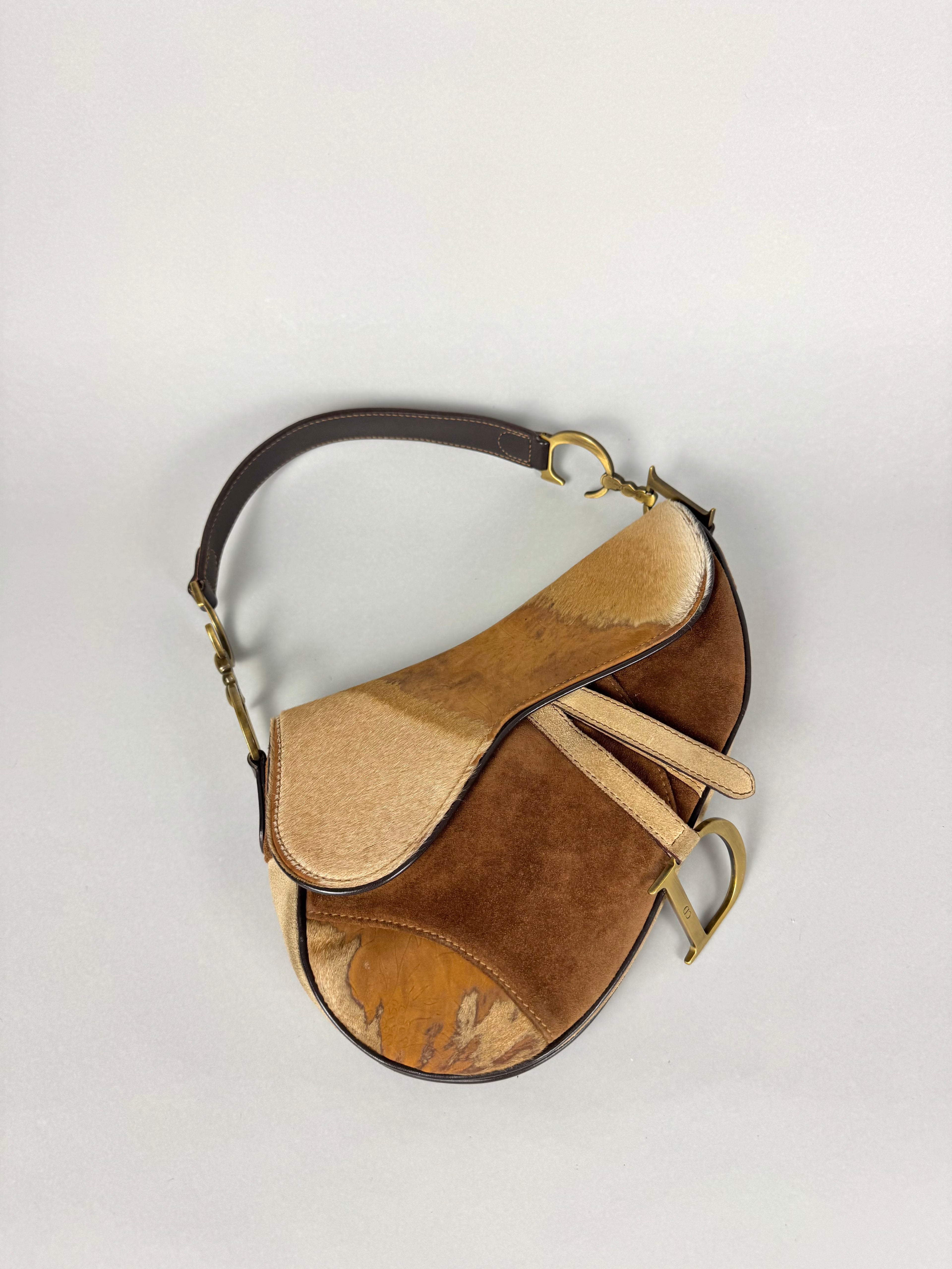 Christian Dior Pony Hair Saddle