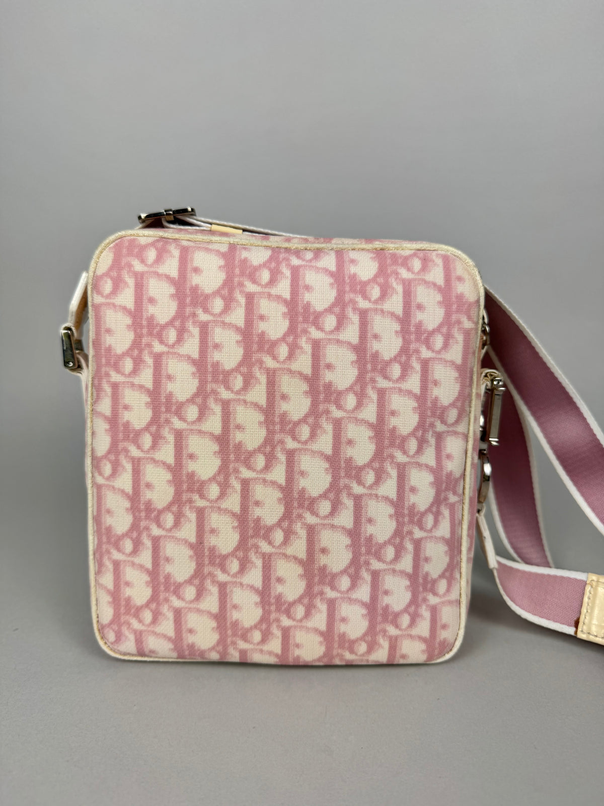 Christian Dior Girly Pink Monogram Trotter Crossbody