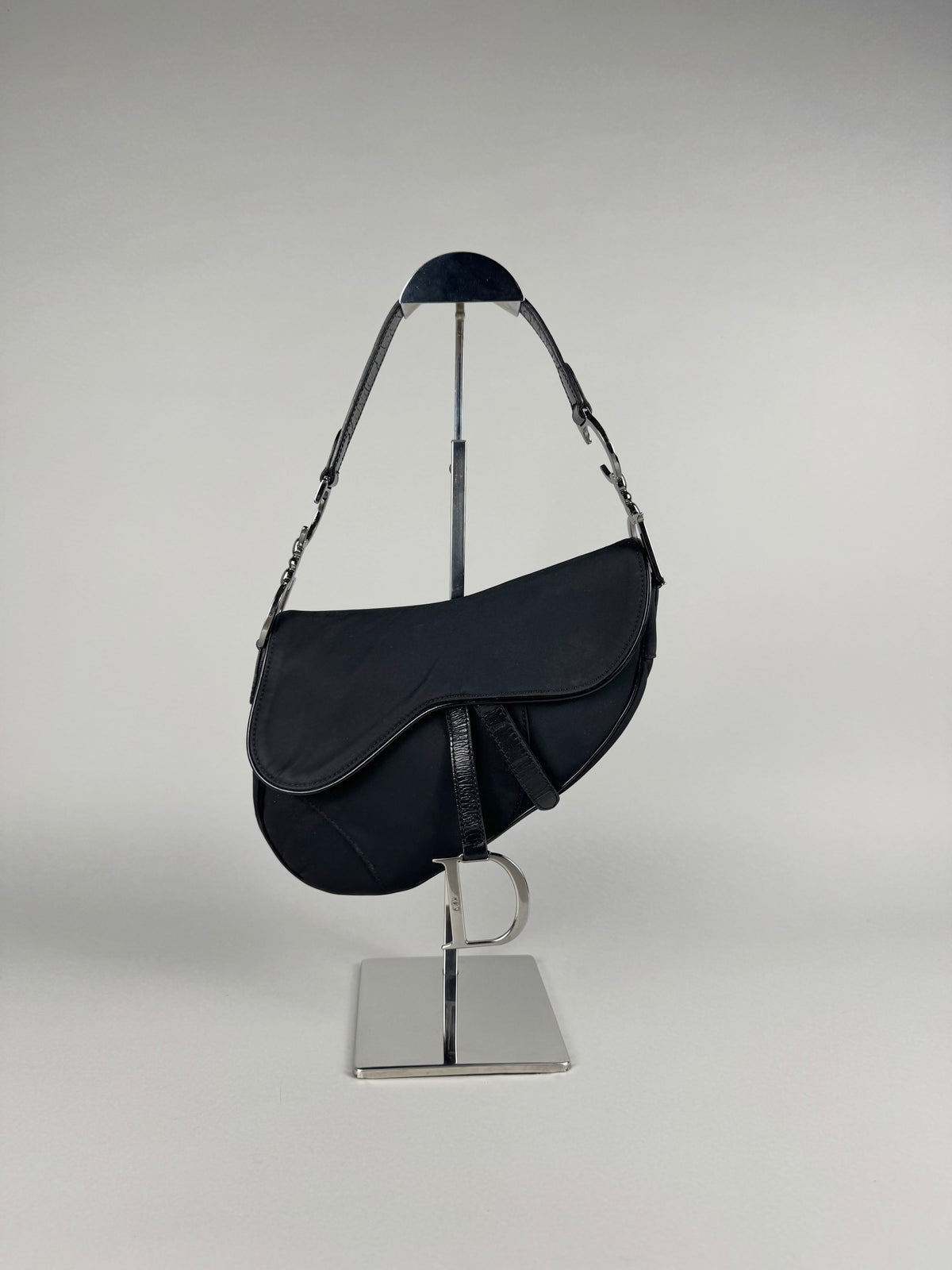 Christian Dior Saddle Black Nylon