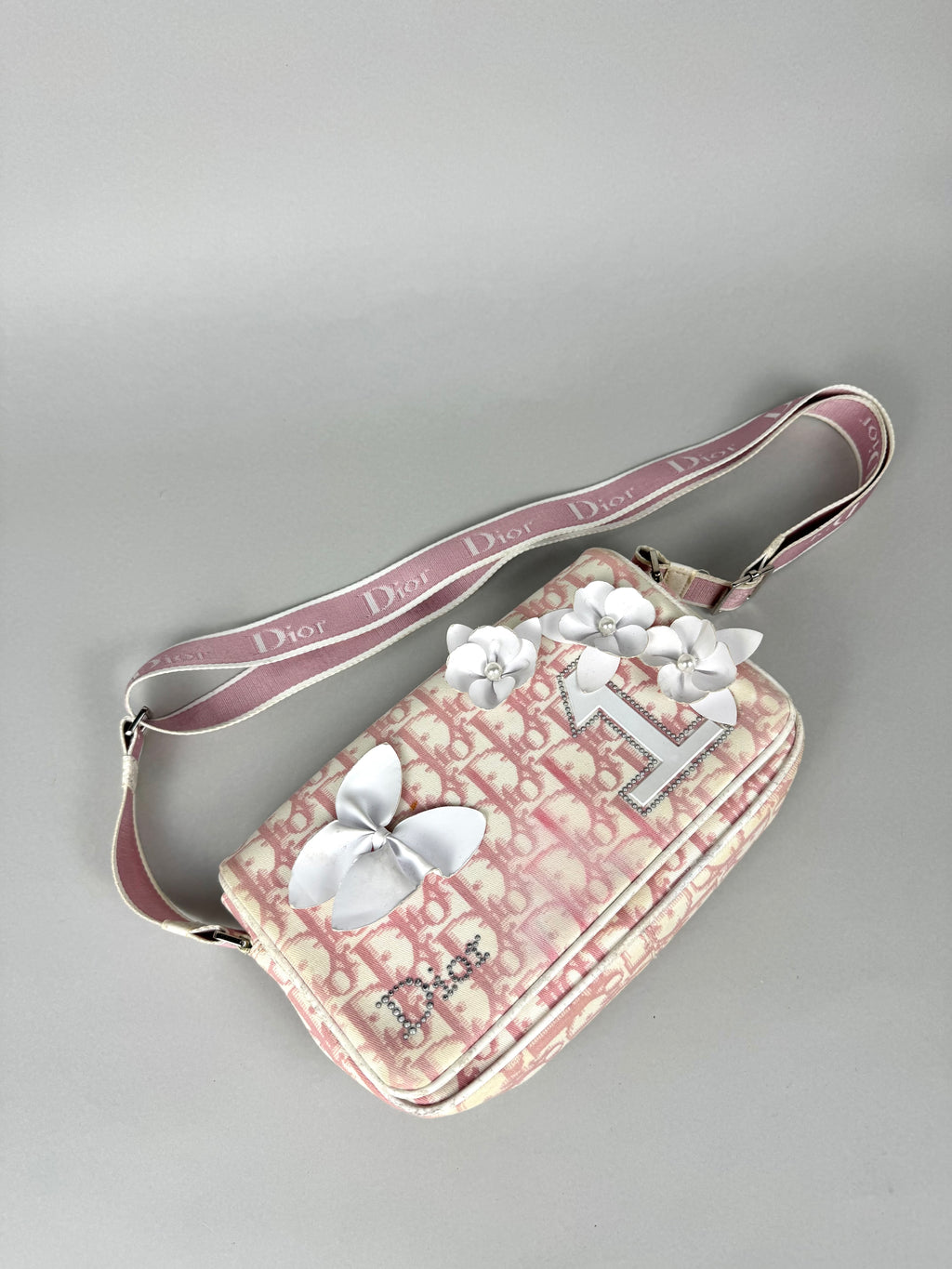 Christian Dior Girly Pink Monogram Reporter Crossbody