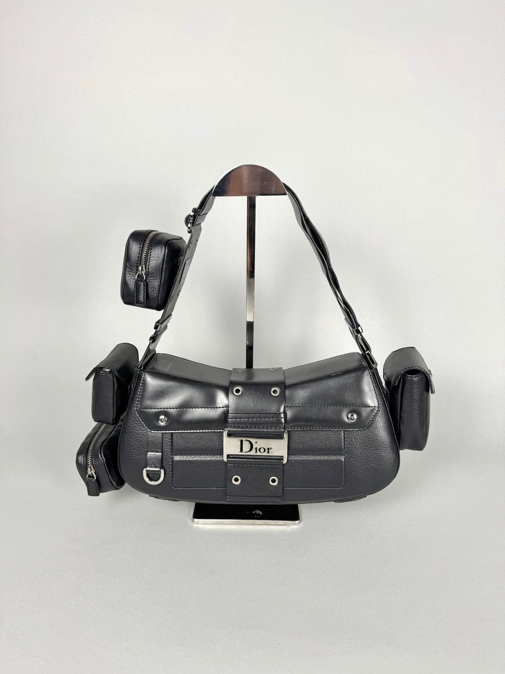Christian Dior Street Chic Columbus Black Leather