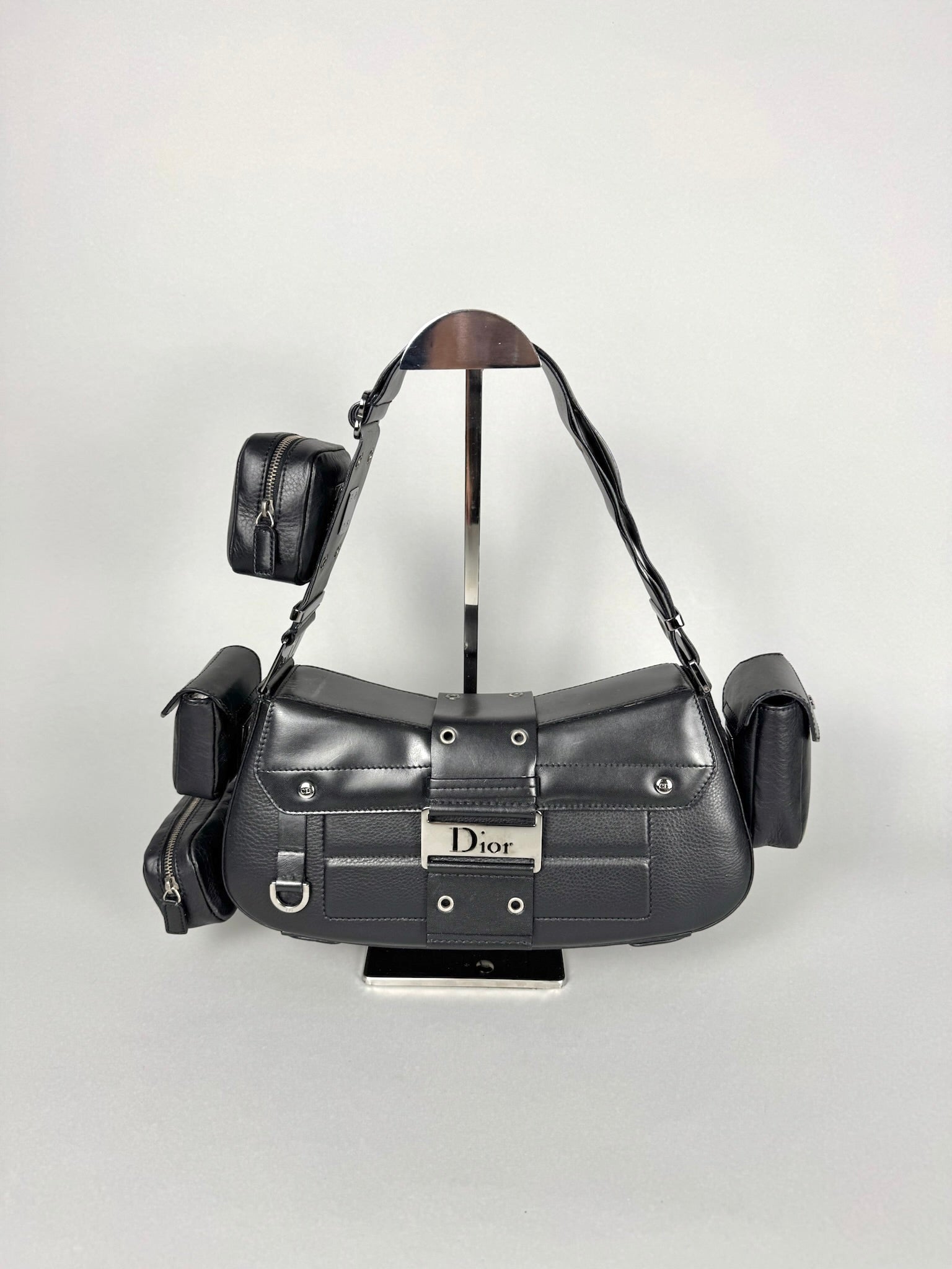 Christian Dior Street Chic Columbus Black Leather