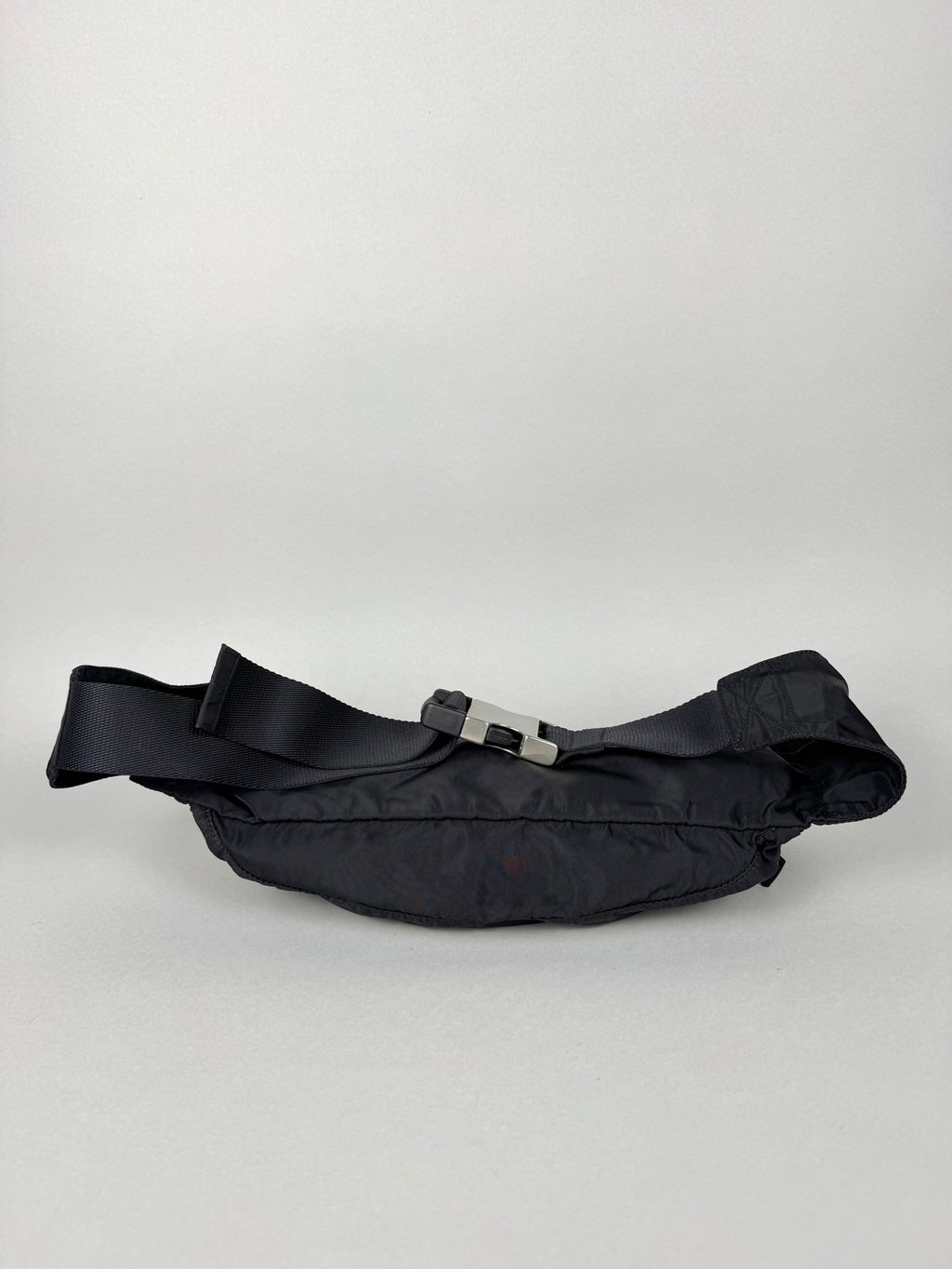 Prada Tessuto Black Nylon Pochete Belt Sling