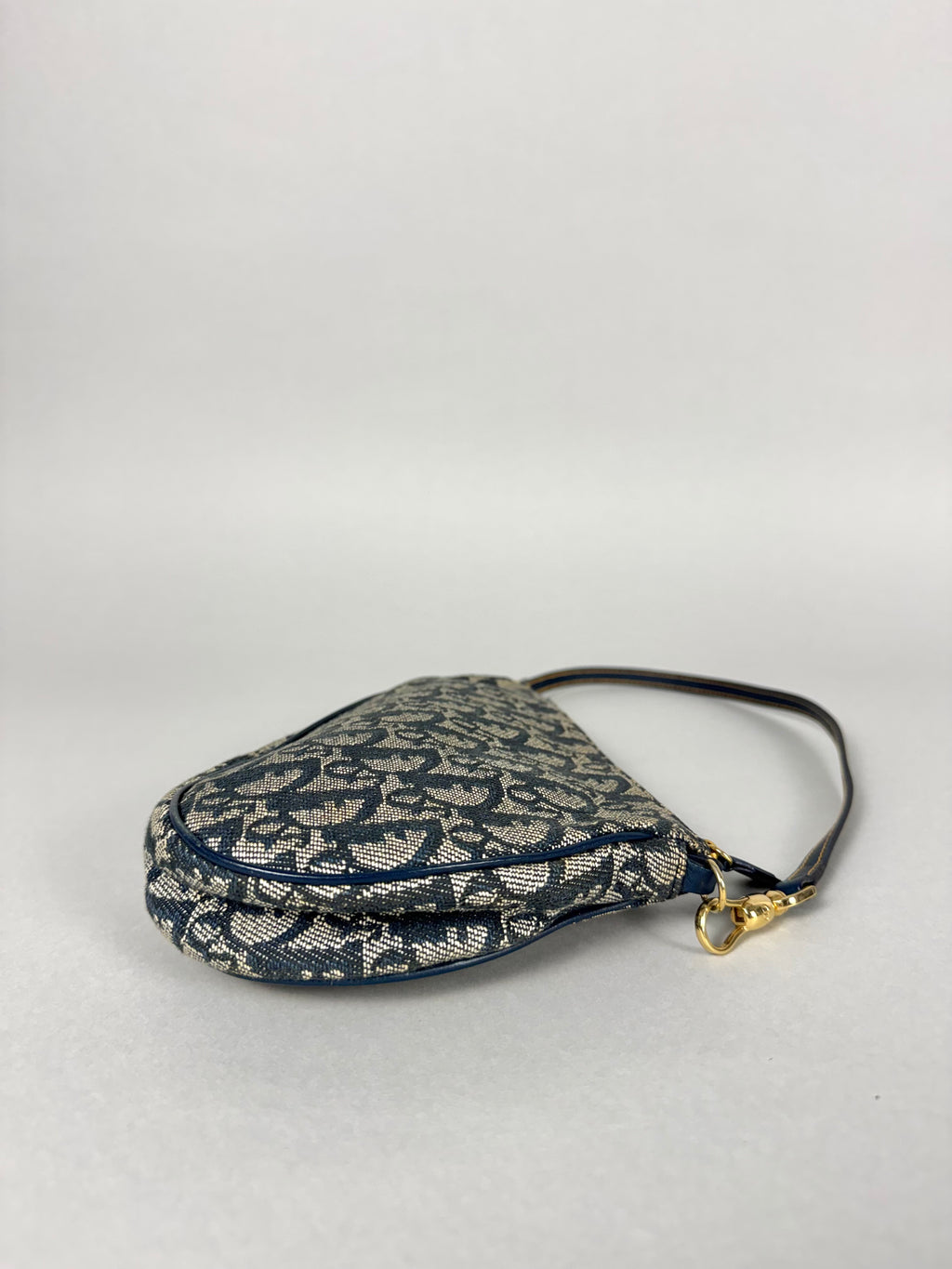 Christian Dior Mini Saddle Monogram Oblique Blue