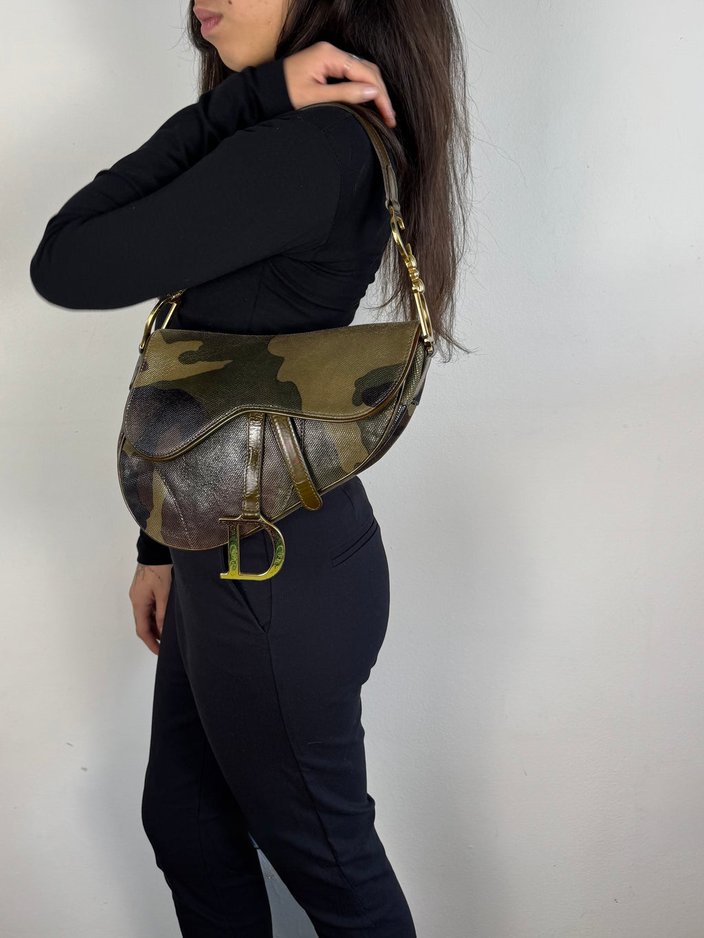 Christian Dior Saddle Camouflage
