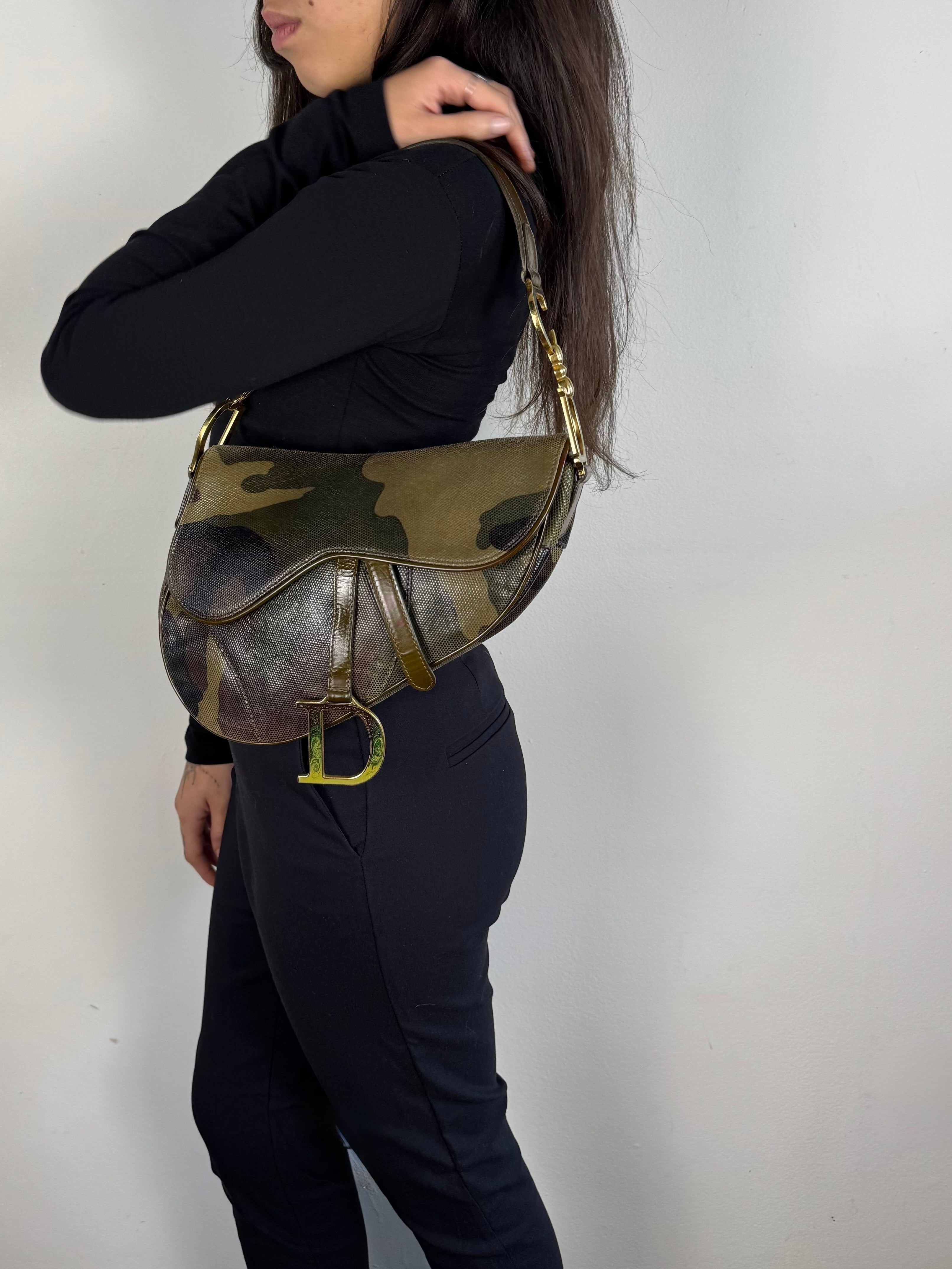 Christian Dior Saddle Camouflage
