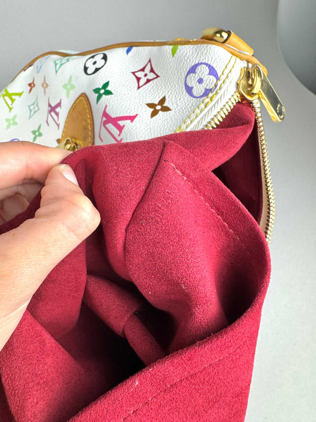 Louis Vuitton Rita Monogram Multicolor White Murakami