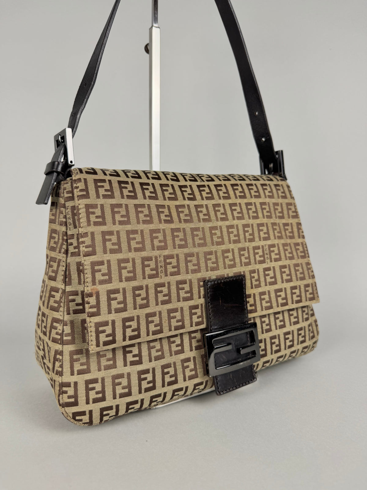 Fendi Mamma Baguette Monogram Zucchino